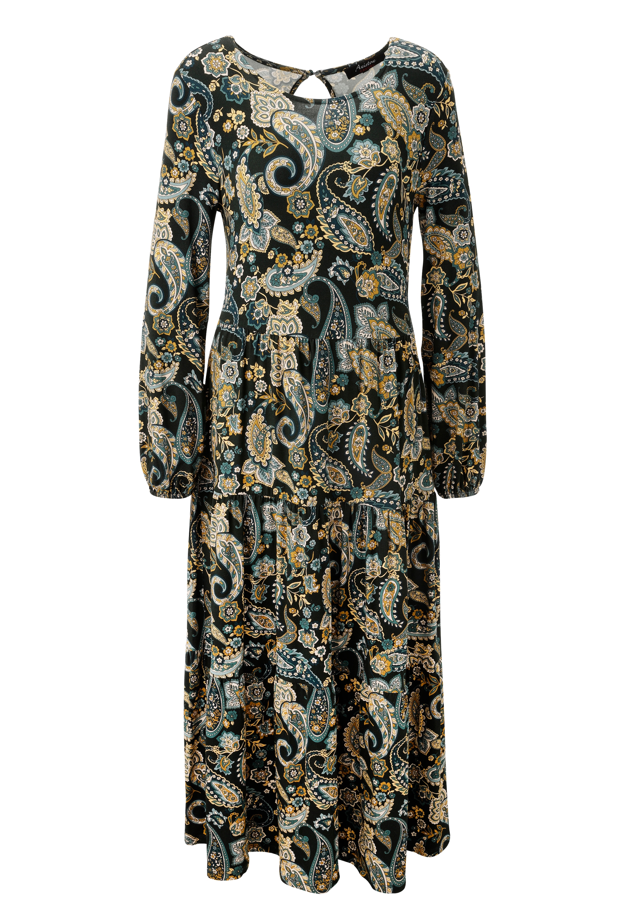 Aniston CASUAL Jerseykleid, mit farbharmonischem Paisley-Muster - NEUE KOLLEKTION