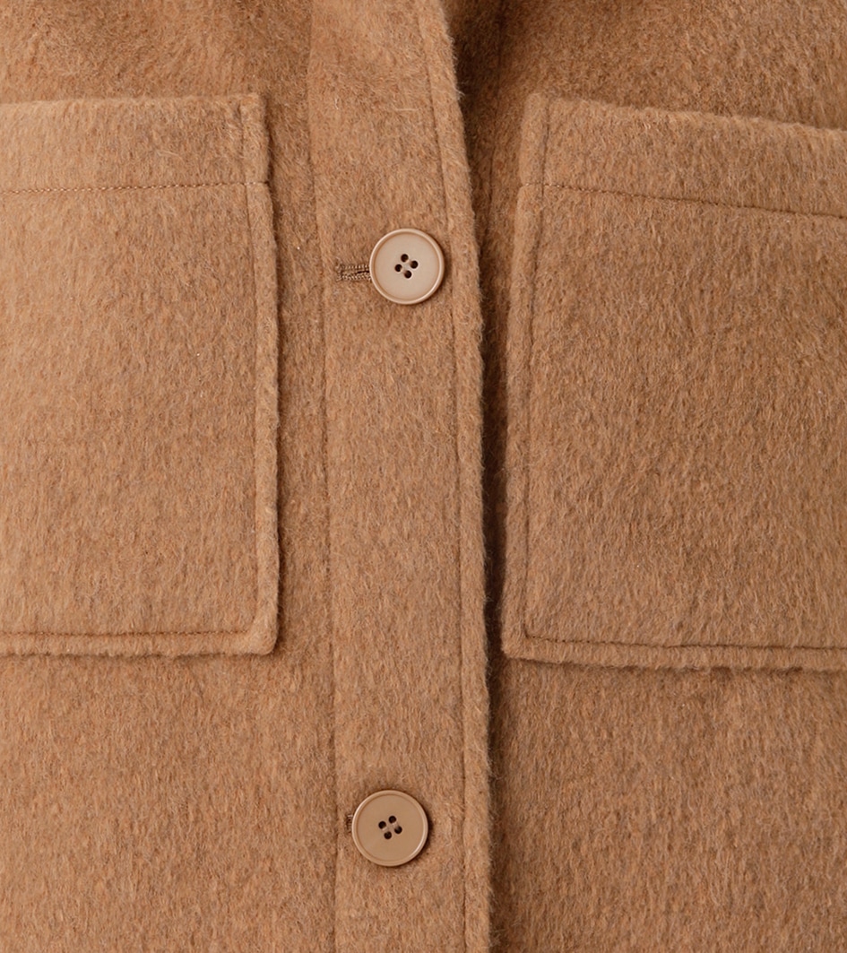 Aniston CASUAL Fleecejacke, mit tonigen Knöpfen zu schliessen