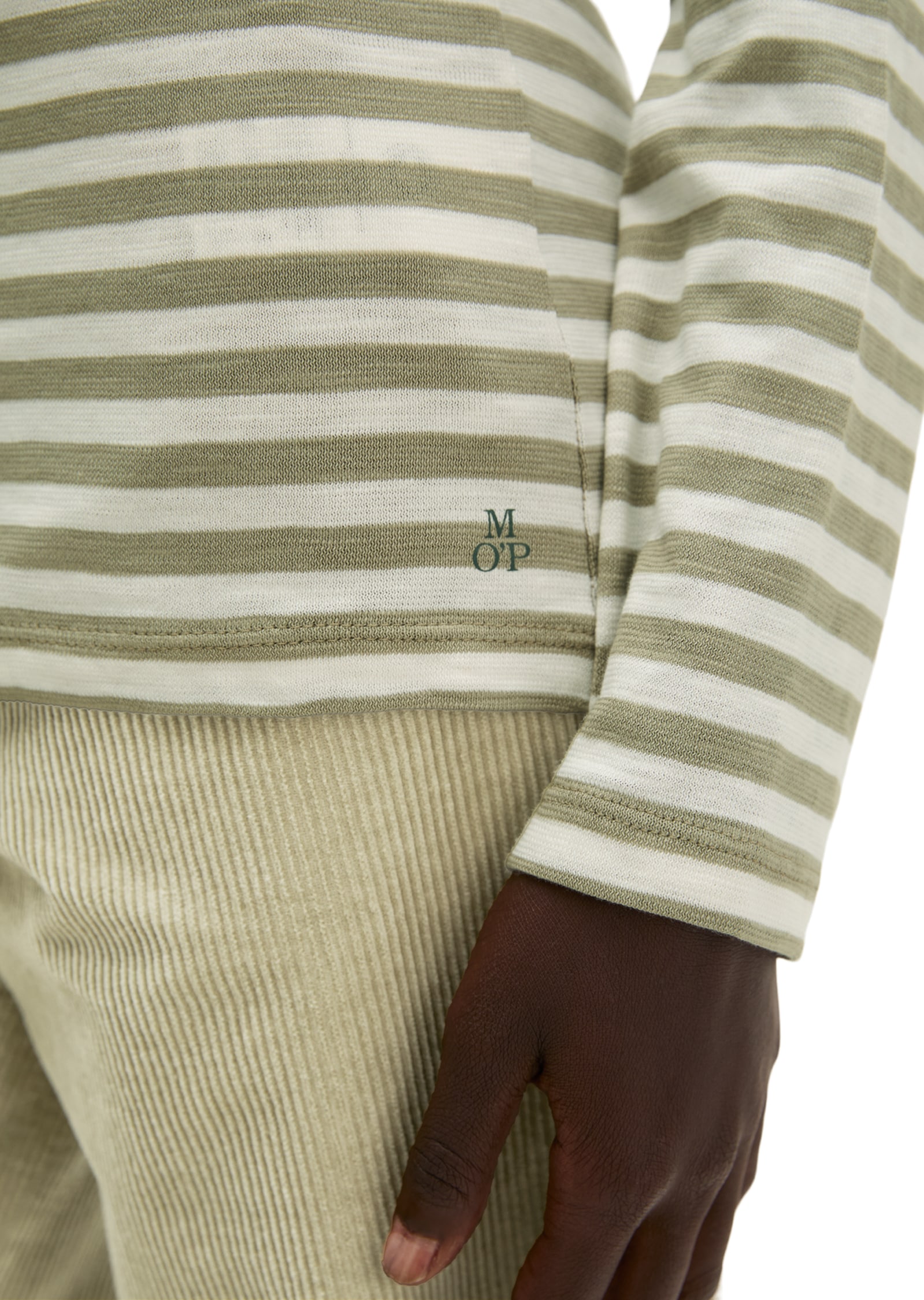 Marc O'Polo Longsleeve regular aus weichem Slub-Jersey
