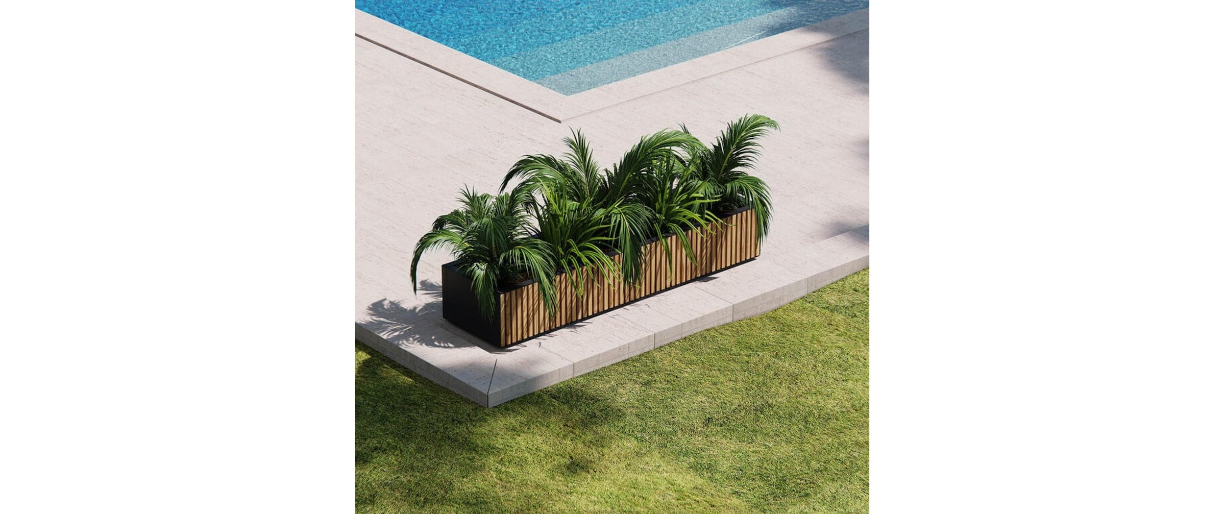 Herstera Garden Pflanzkübel »Xic 100 x 40 x 25 cm«