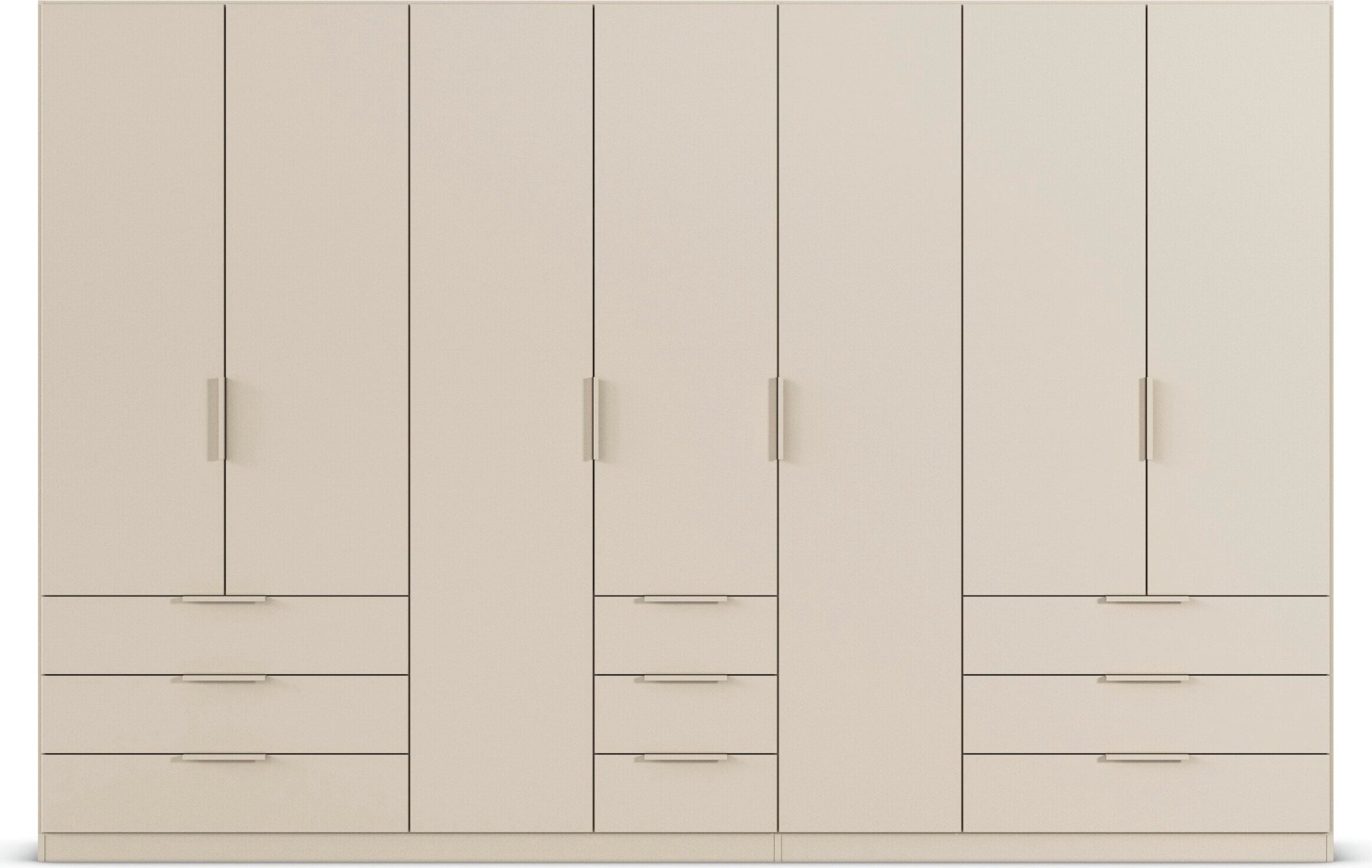 GOODproduct Kleiderschrank »Mehrzweckschrank Schrank Schlafzimmer Garderobe Mietswohnung XEELINA« Mehr Flexibilität durch variable Schubladenanordnung MADE IN GERMANY