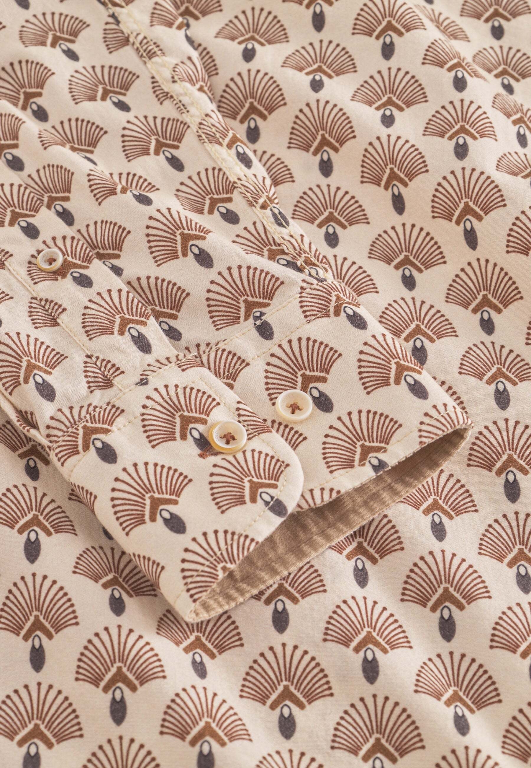 colours & sons Langarmhemd »colours & sons Langarmhemd Shirt Printed«