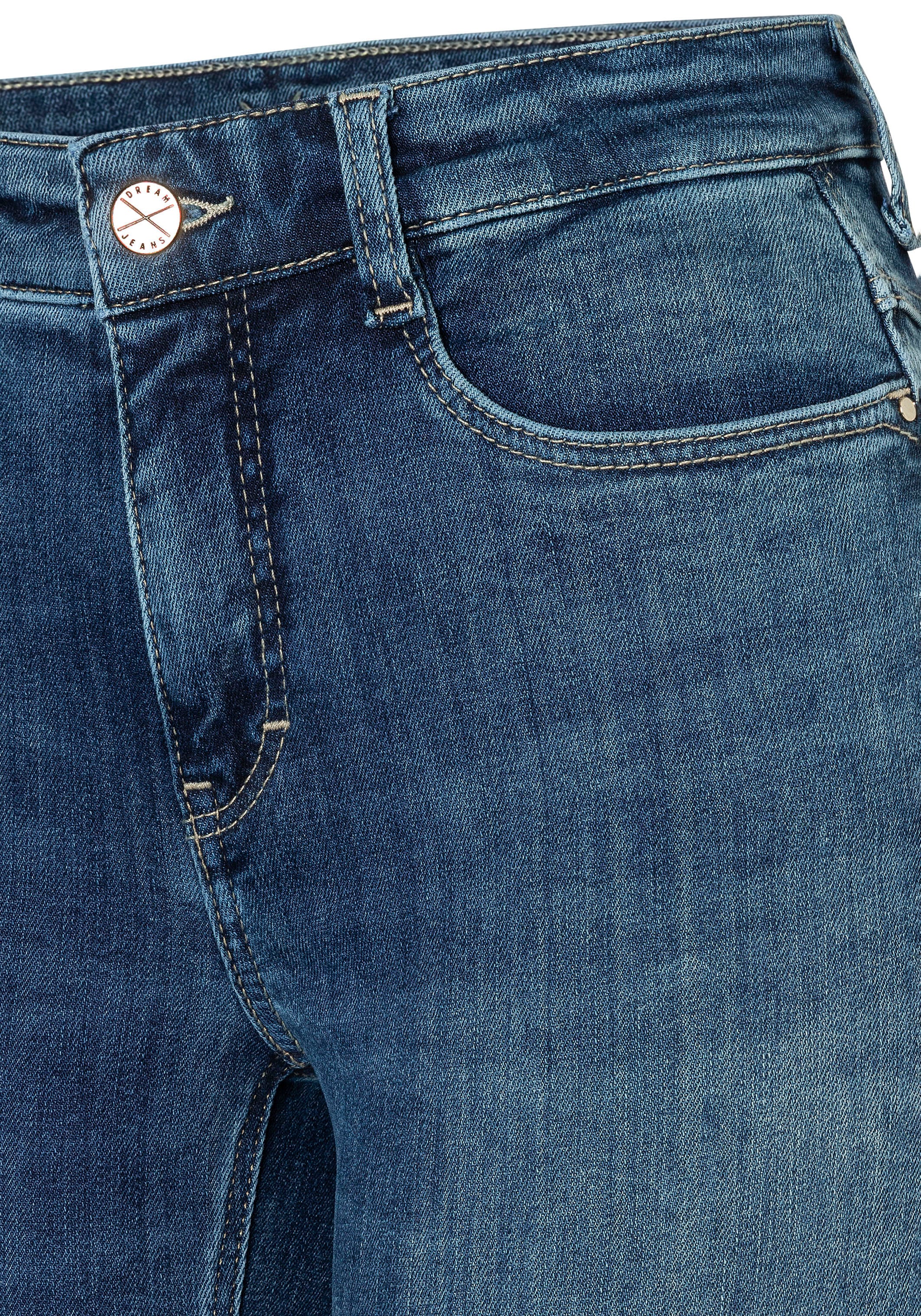 MAC Jeans bootcut »DREAM BOOT« Figurformender Shaping-Effekt, Glitzerdetails an Vordertasche