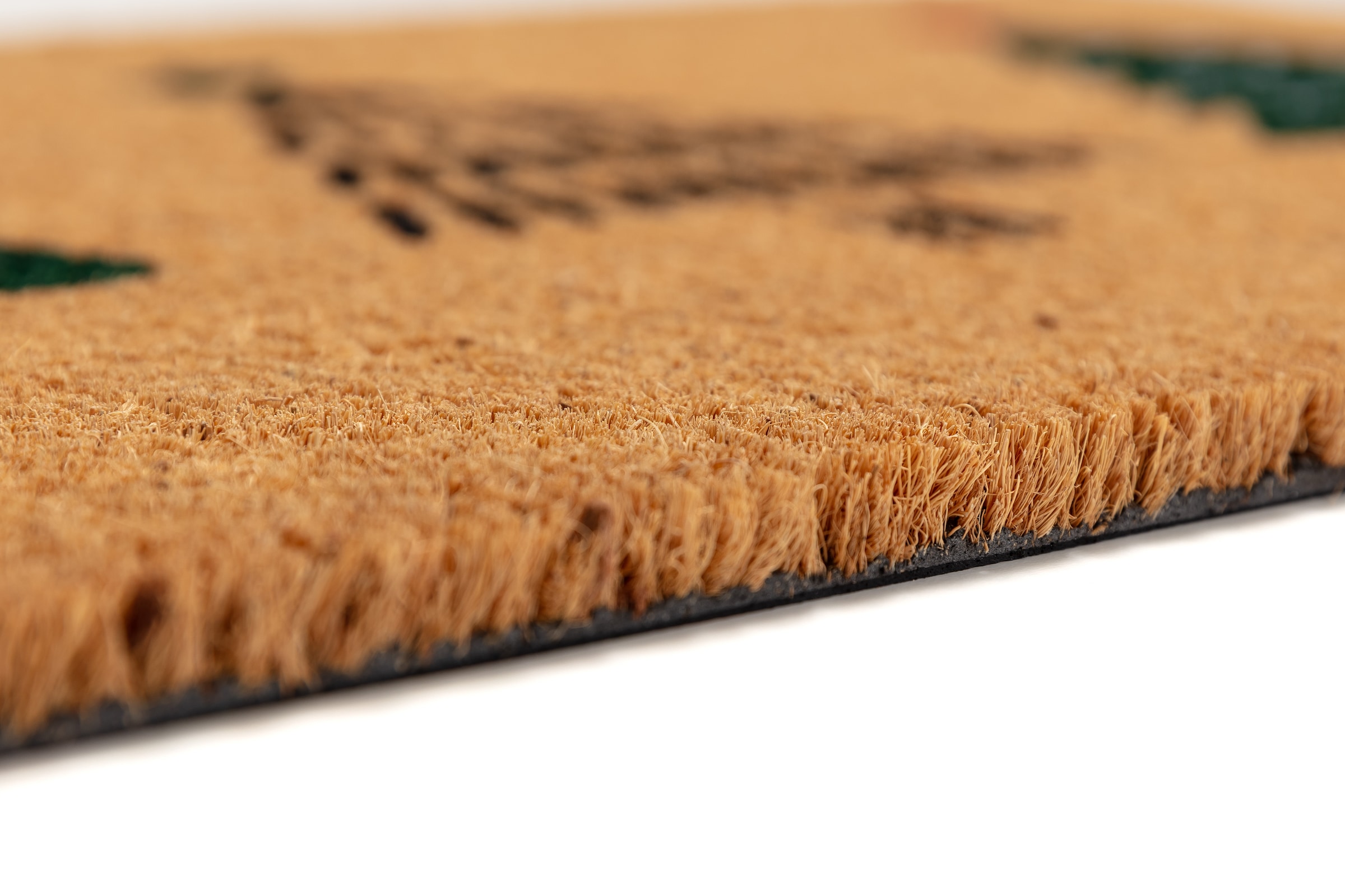 ASTRA Tapis de sol »Kokosvelours  Tannenbäume  40x60« Rectangulaire 1,4 mm Höhe noix de coco, matériau naturel, sapin, Noël