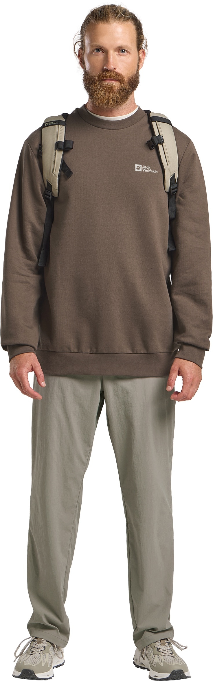 Jack Wolfskin Langarmshirt »ESSENTIAL CREWNECK M«