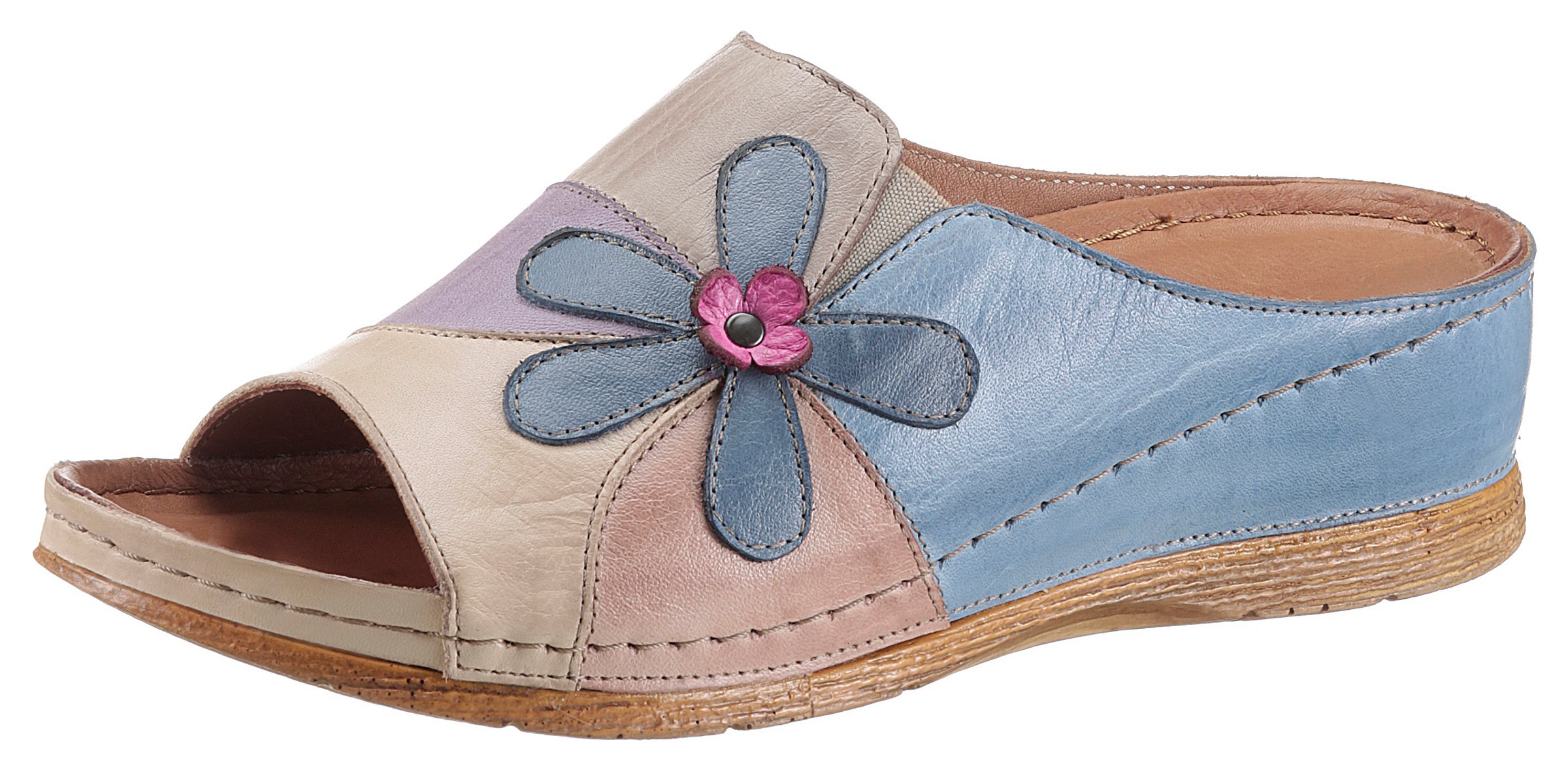 Image of Gemini Pantolette »Kerstin«, mit schöner Blütenverzierung bei Ackermann Versand Schweiz