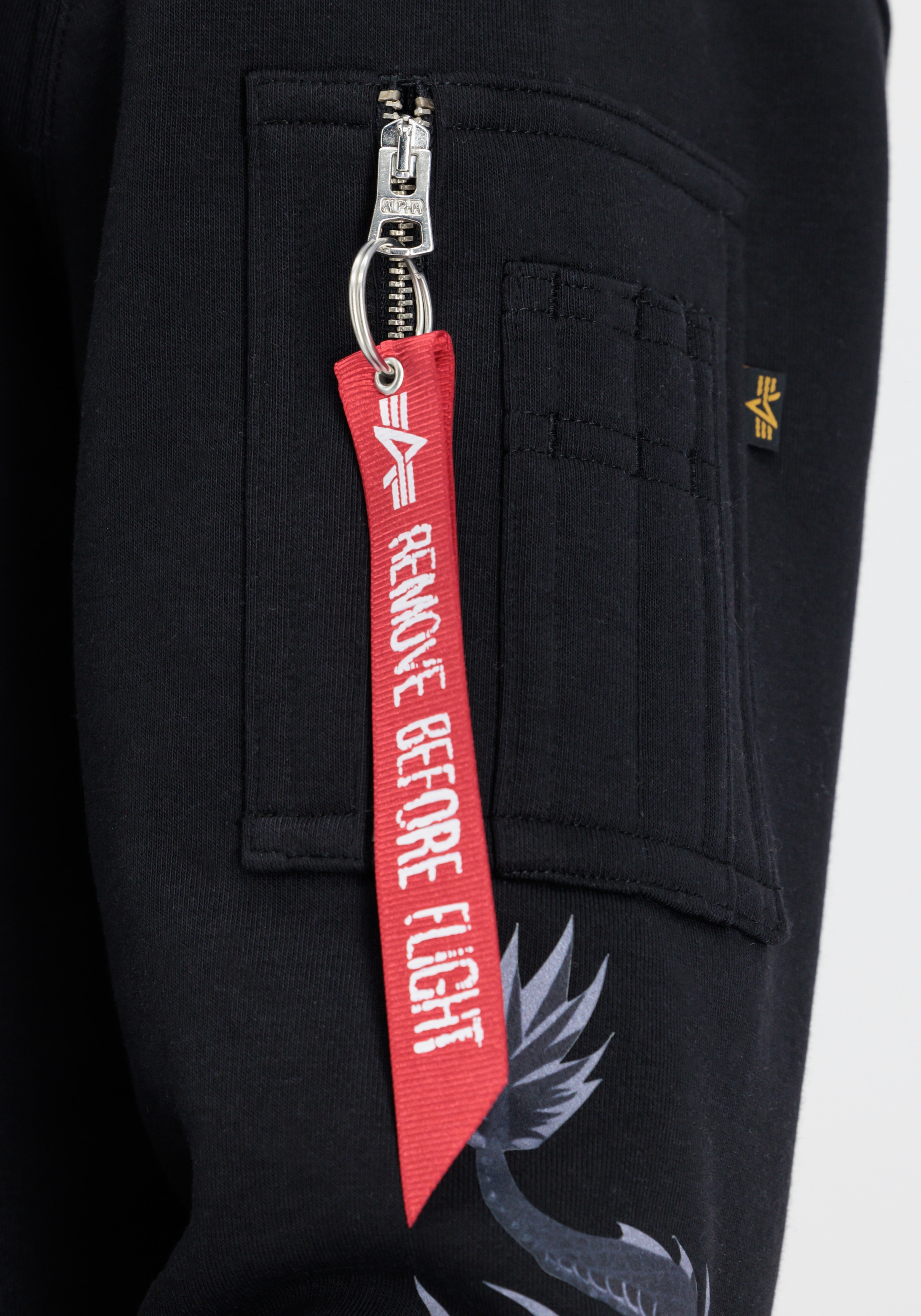 Alpha Industries Hoodie »Dragon EMB Hoodie Kapuzensweatshirt«
