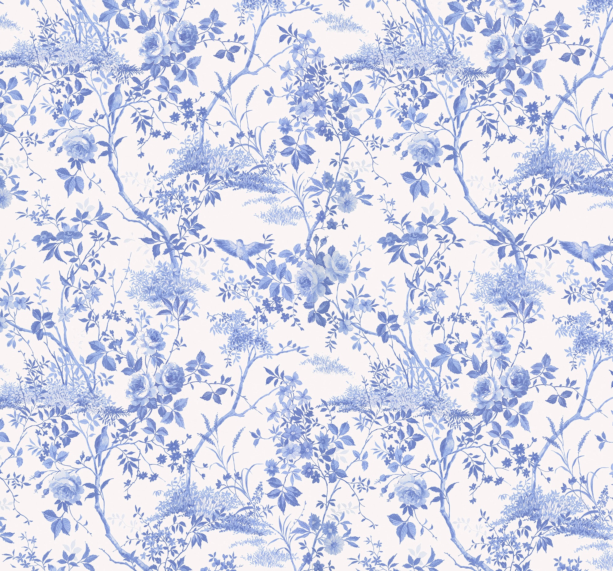 Image of Komar Vliestapete "Digitaldruck Vlies - Charming Bloom - Grösse 300 x 280 cm" bedruckt glatt Wohnzimmer, Schlafzimmer