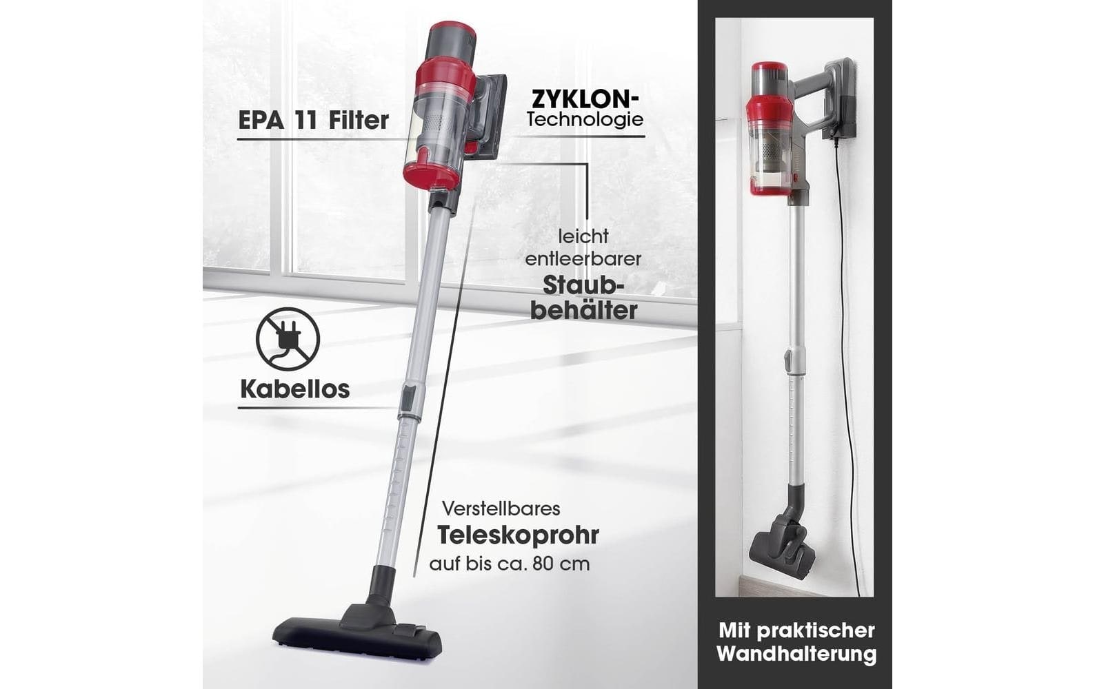 CLEANmaxx Akku-Hand-und Stielstaubsauger »22,2 V«