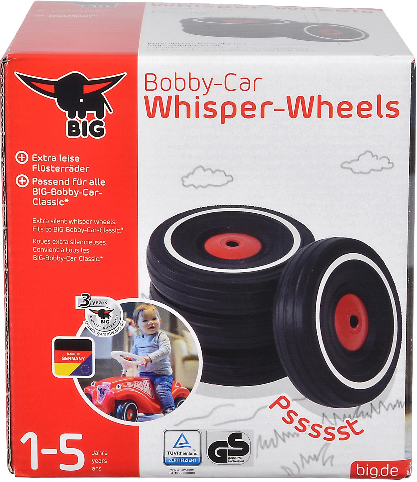 Rutscherauto »BIG Bobby Car Whisper Wheels«, Passend für alle BIG Bobby Car Classic,...