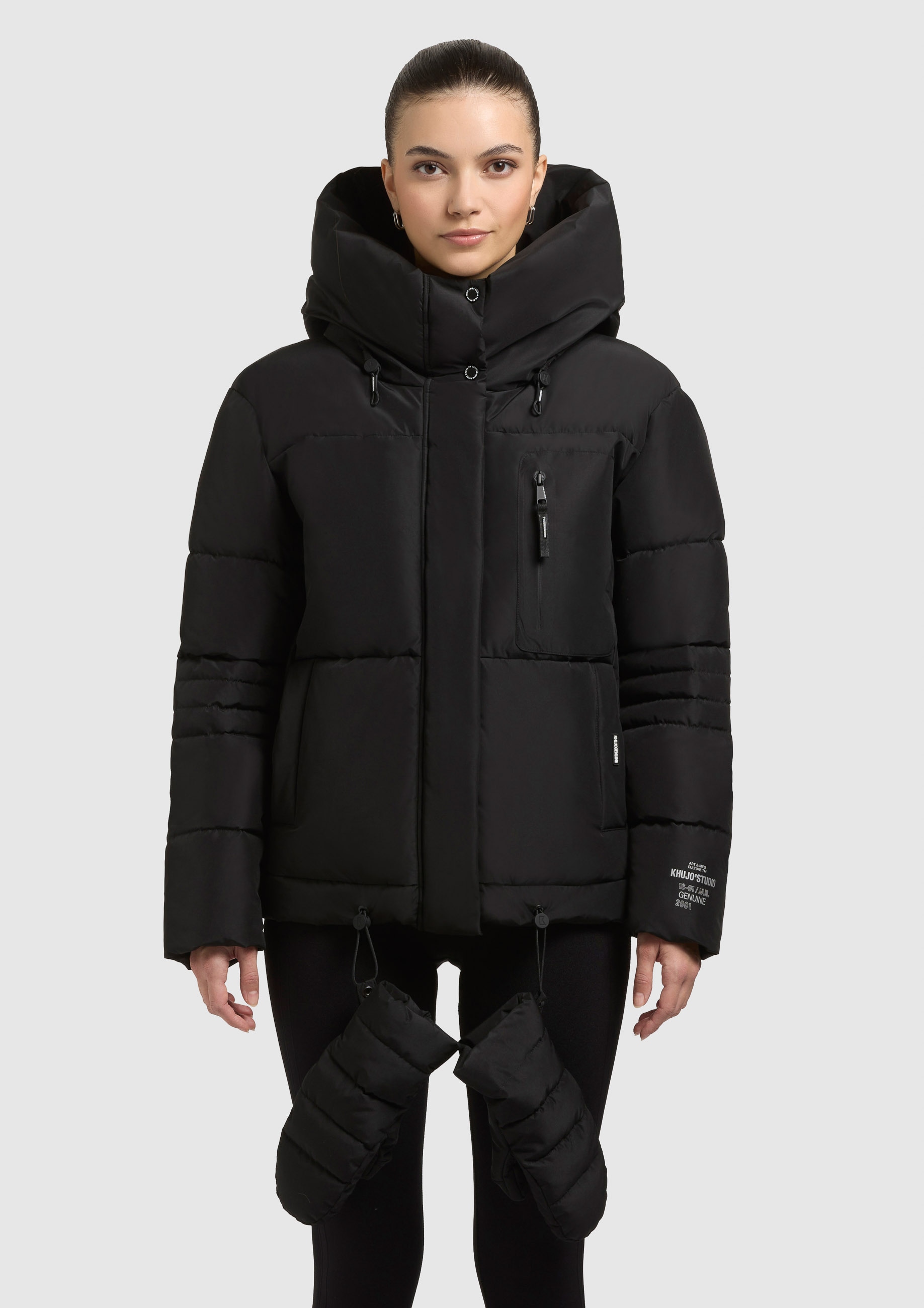 khujo Veste matelassée »PEEKE2« 2 cuis tlg. mit Kapuze