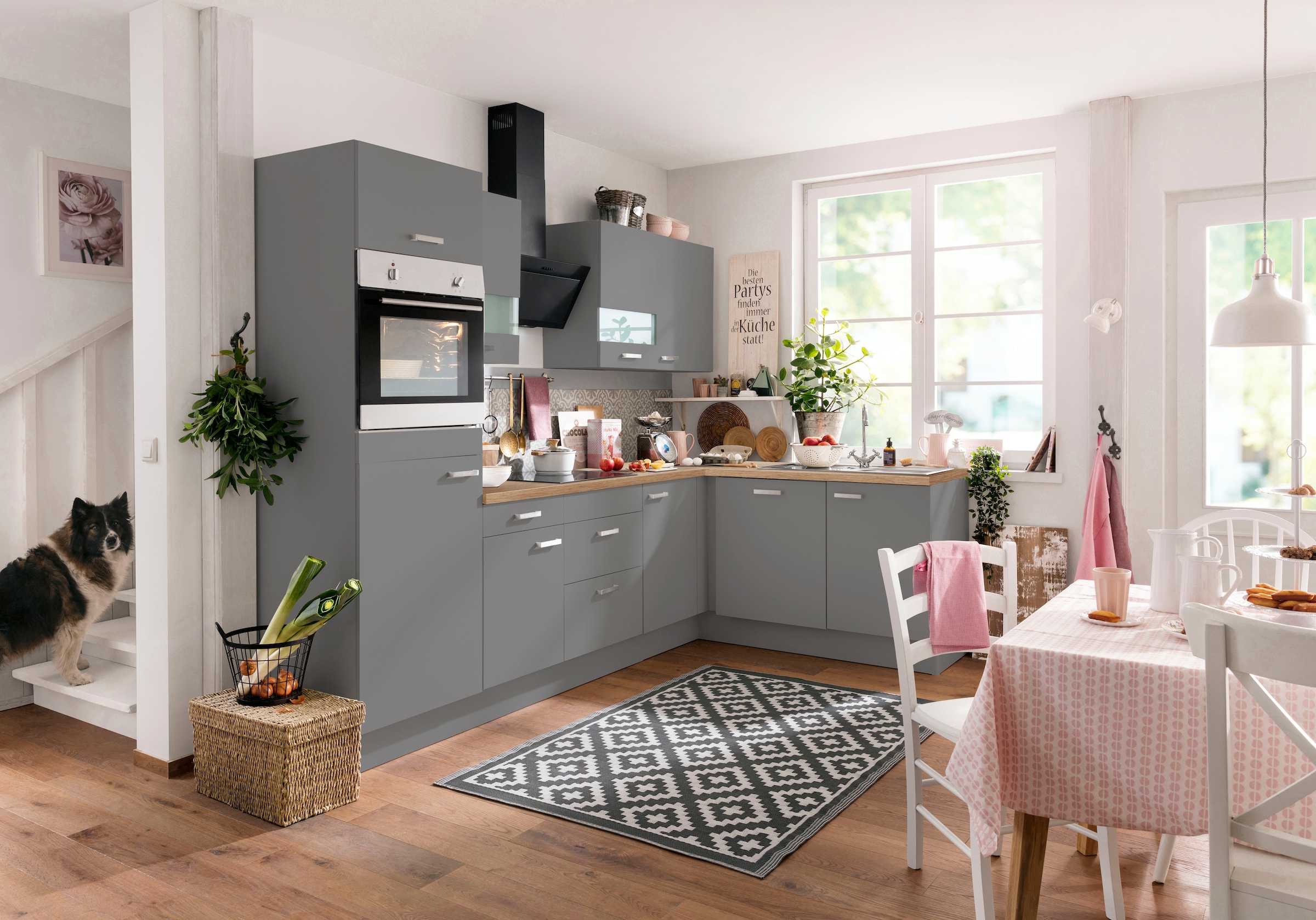 Image of OPTIFIT Winkelküche "Parma" ohne E-Geräte, Stellbreite 285 x 175 cm