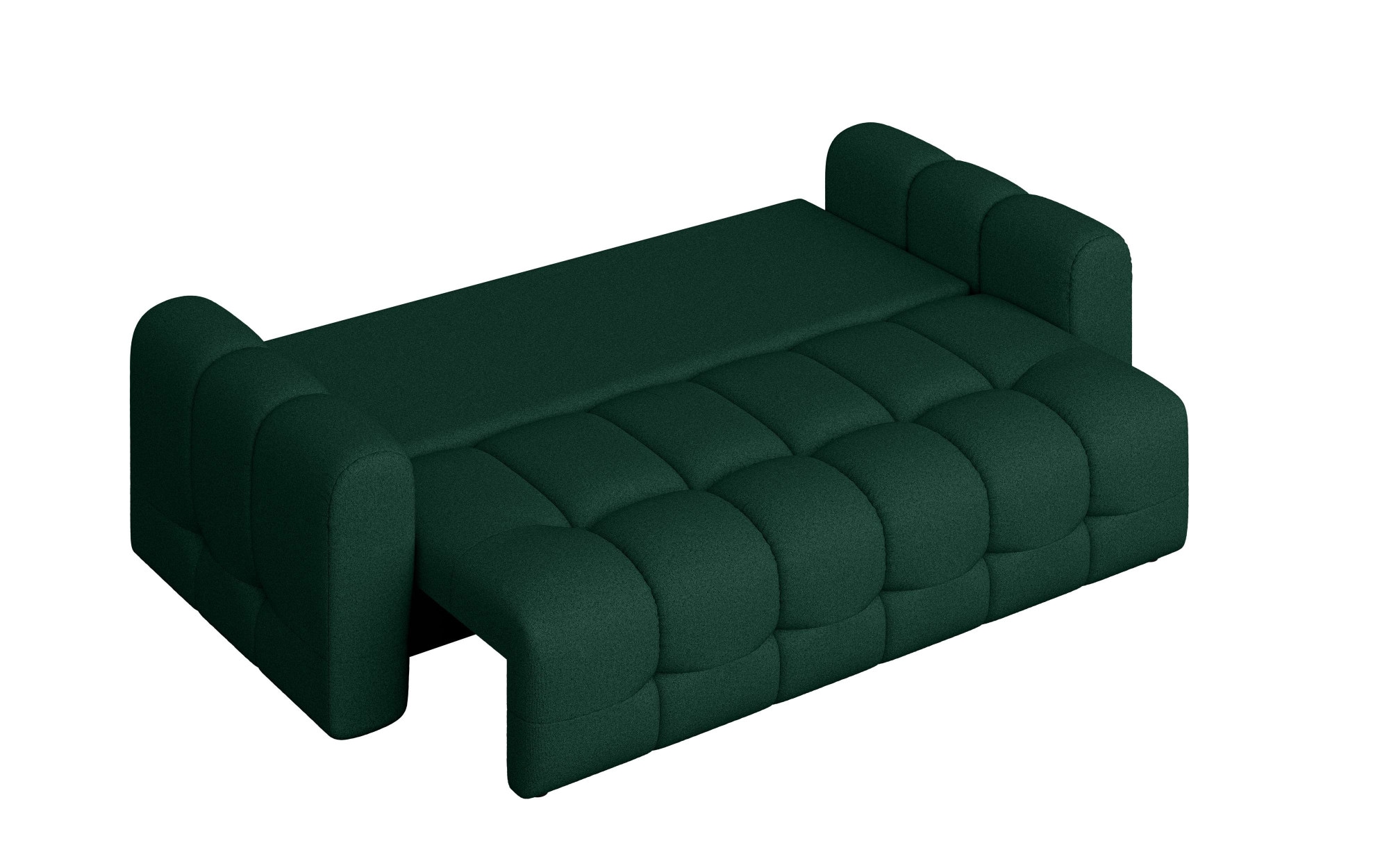 INOSIGN 3-Sitzer »Manilla, wahlweise mit Bettfunktion, B/T/H 265/117/91 cm«, mit Wellenunterfederung, in verschiedenen Materialien und Farben