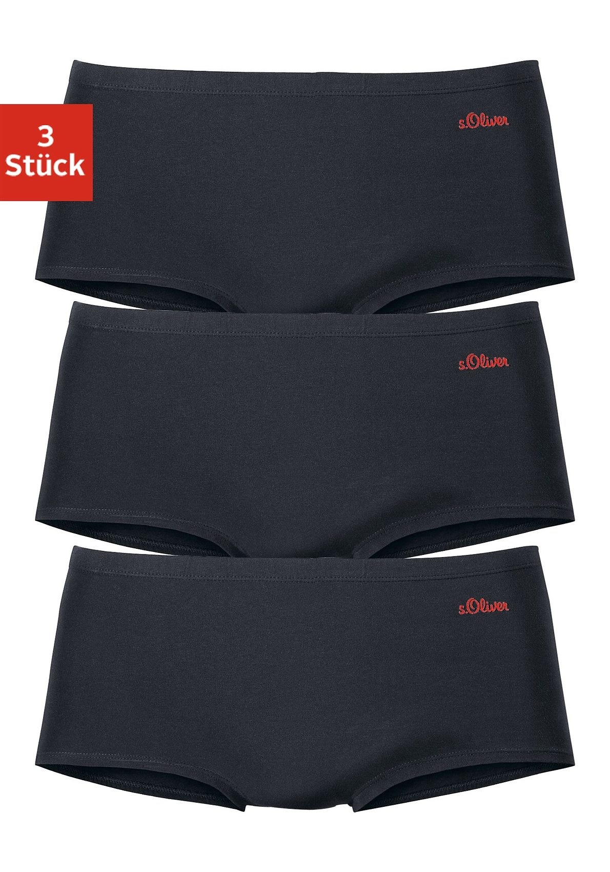 Panty, (3er-Pack), aus elastischer Baumwoll-Qualität