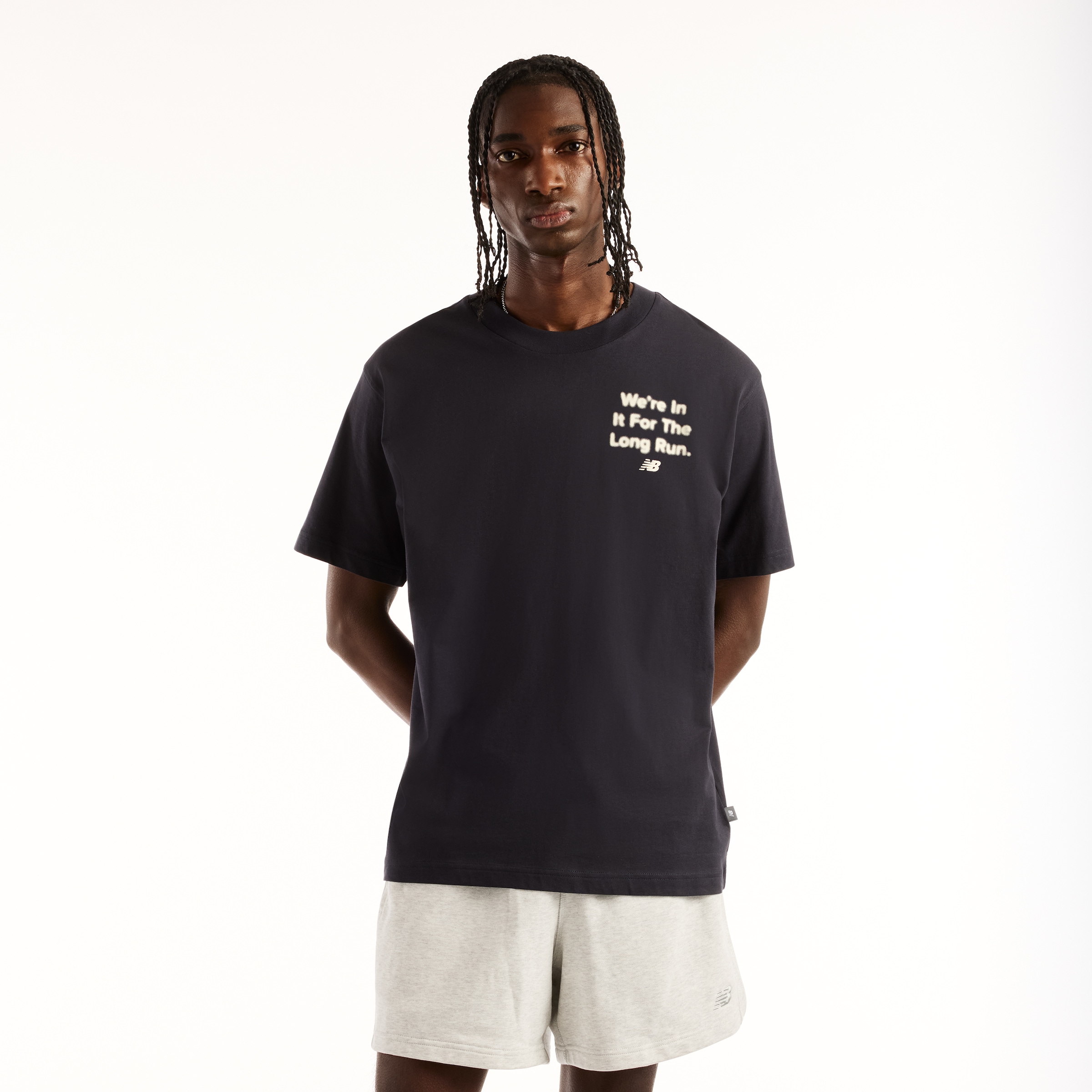 Image of New Balance T-Shirt "FOGGY DAZE 1906 T-SHIRT" für sportliche Aktivitäten konzipiert, aus Baumwolle