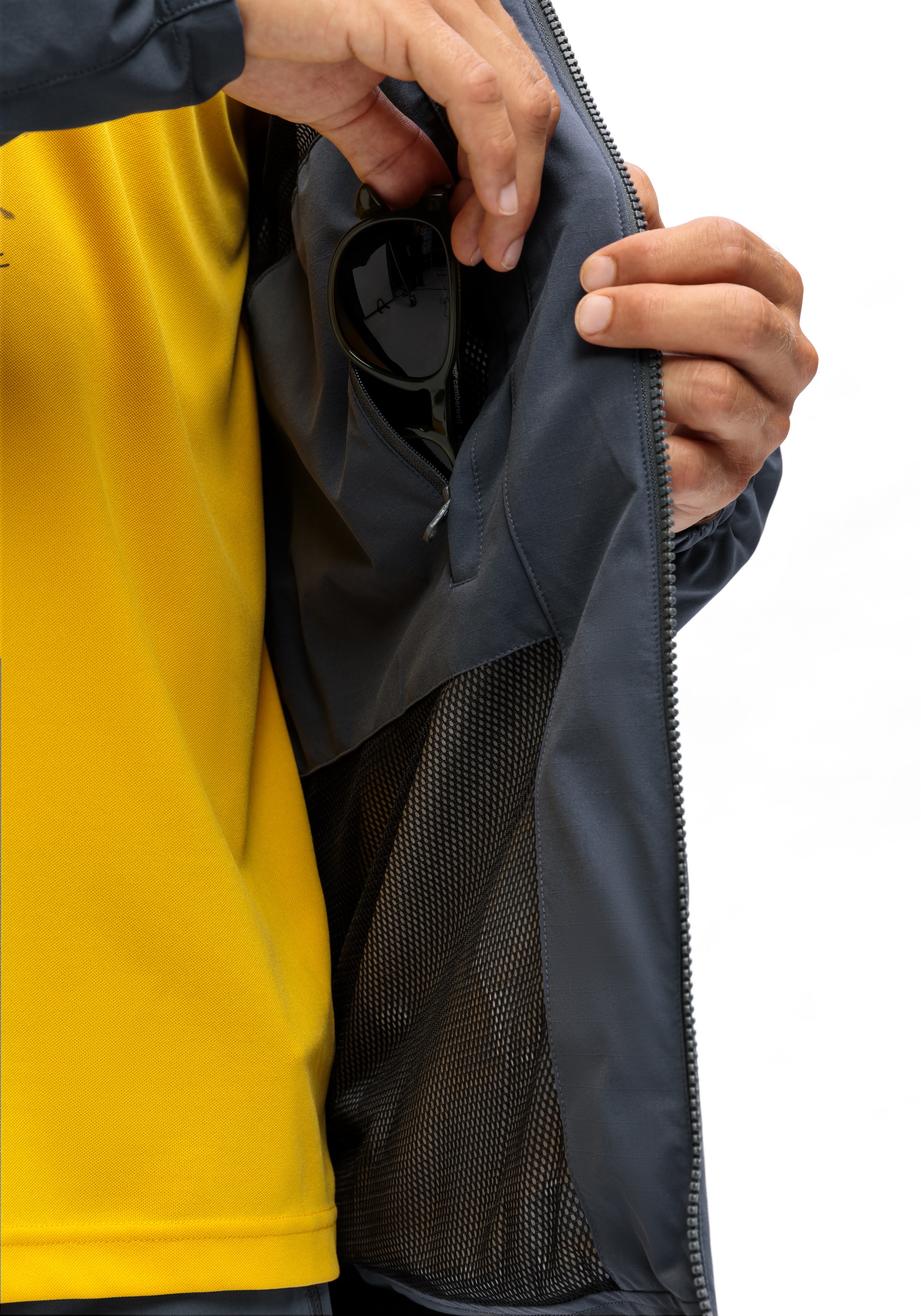 Maier Sports Regenjacke »ArorA Loop M« Herren Jacke wasserdicht, moderner Windbreaker, Outdoorjacke, Reg. Fit