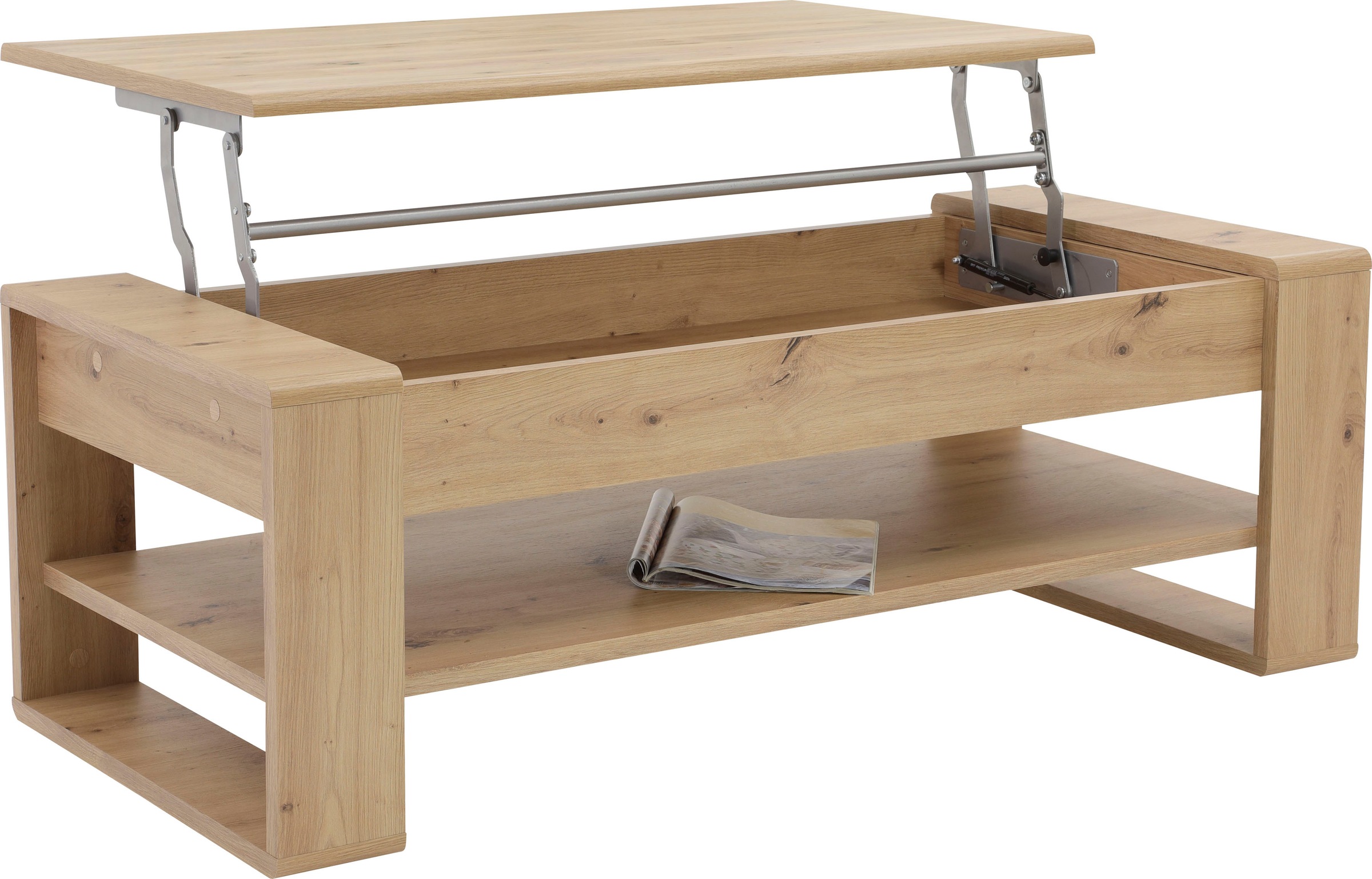 Image of HELA Couchtisch »Couchtisch Felix, mit Hebefunktion und Stauraum«, mit Hebefunktion und Stauraum bei Ackermann Versand Schweiz