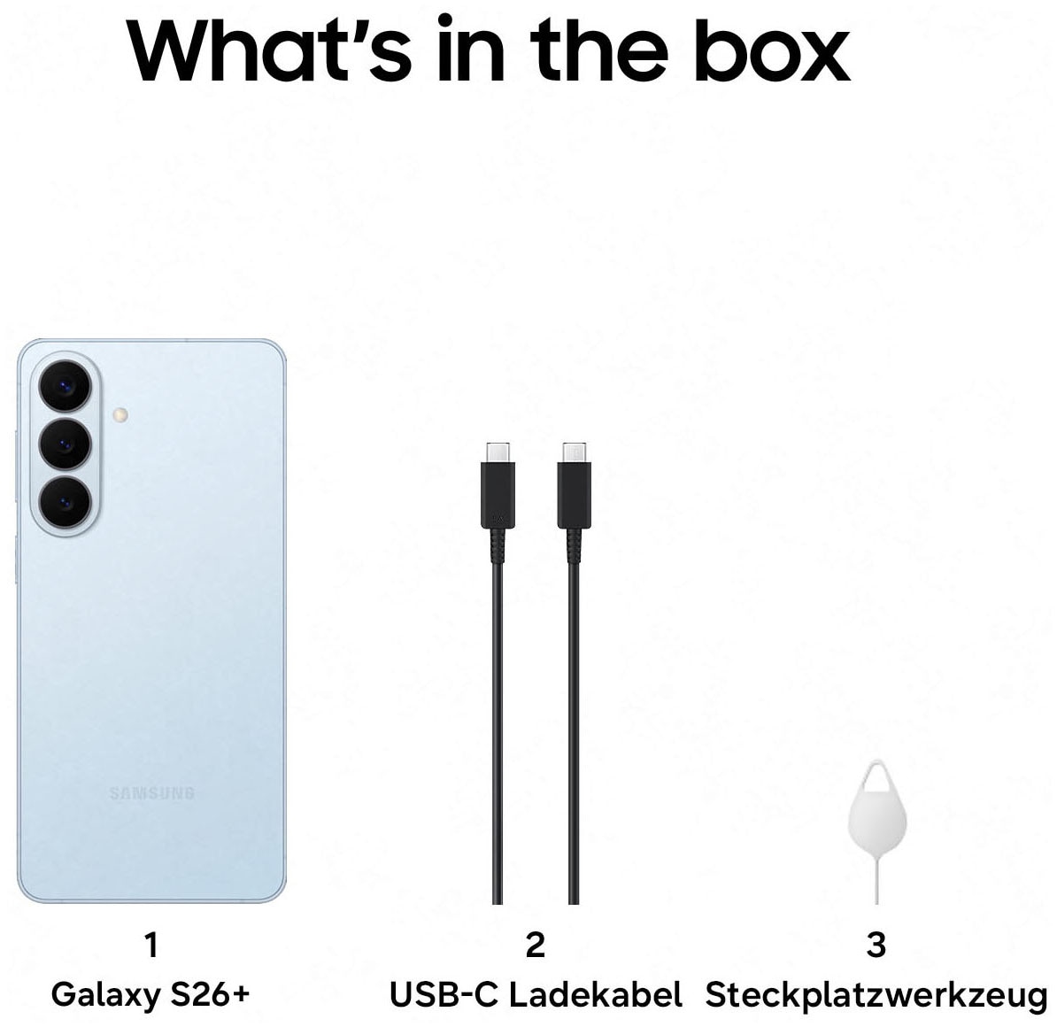 Samsung Smartphone »Galaxy S26+« Sky Blue