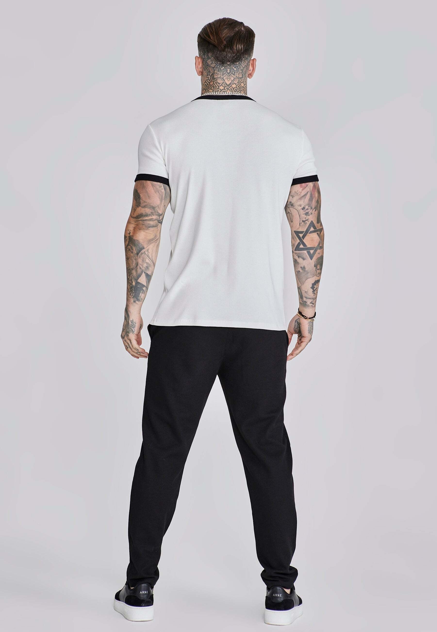 Siksilk T-Shirt »Siksilk T-Shirt Ribbed Ringer T-Shirt«