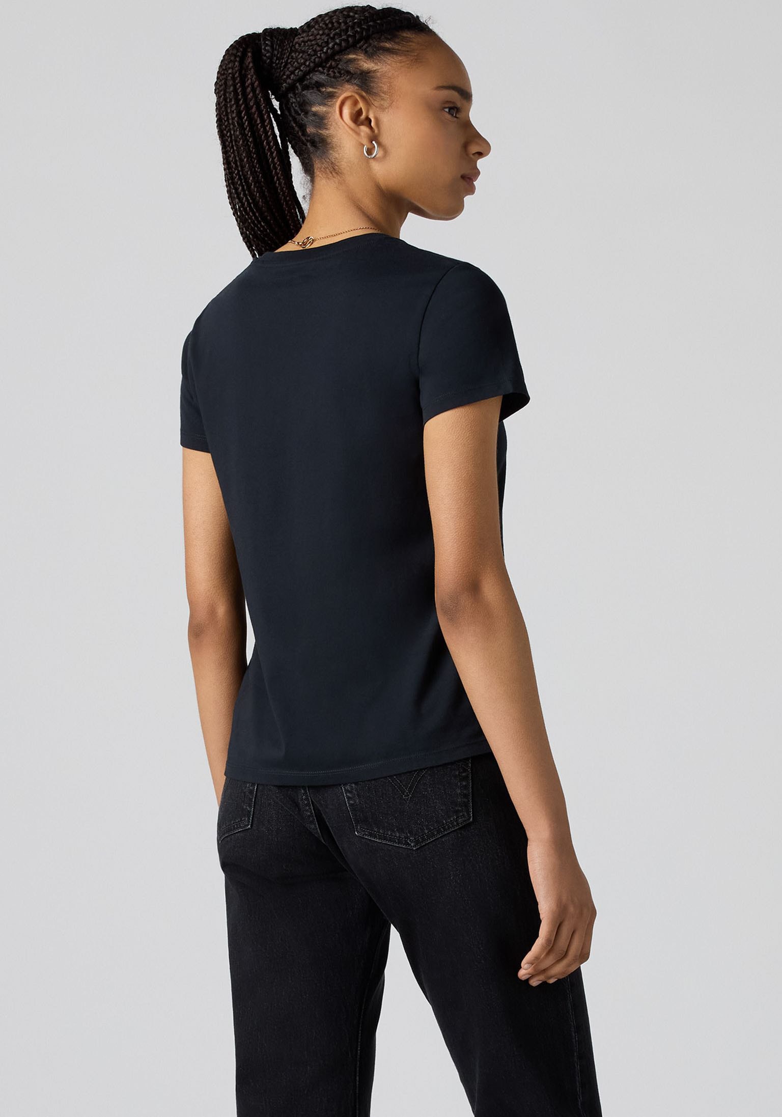 Levi's® Rundhalsshirt »THE PERFECT TEE«, mit Logo im Metallic-Holo Print