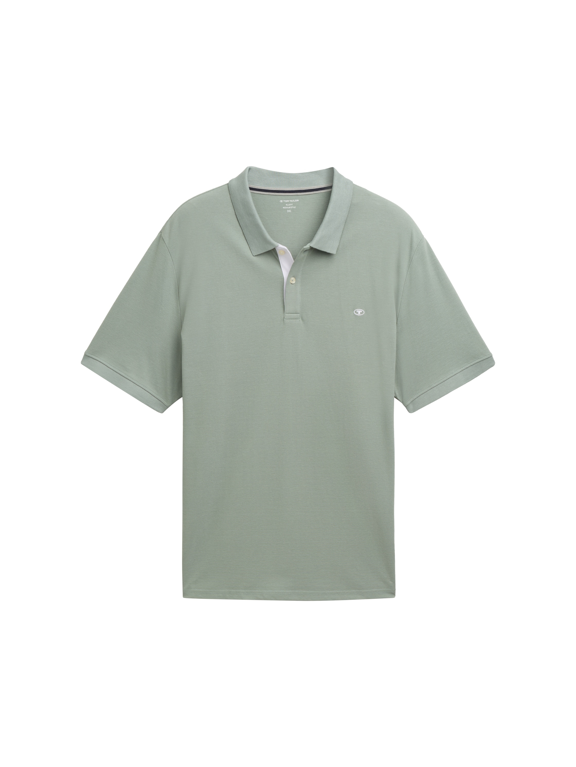 TOM TAILOR PLUS Poloshirt mit Logo-Stickerei
