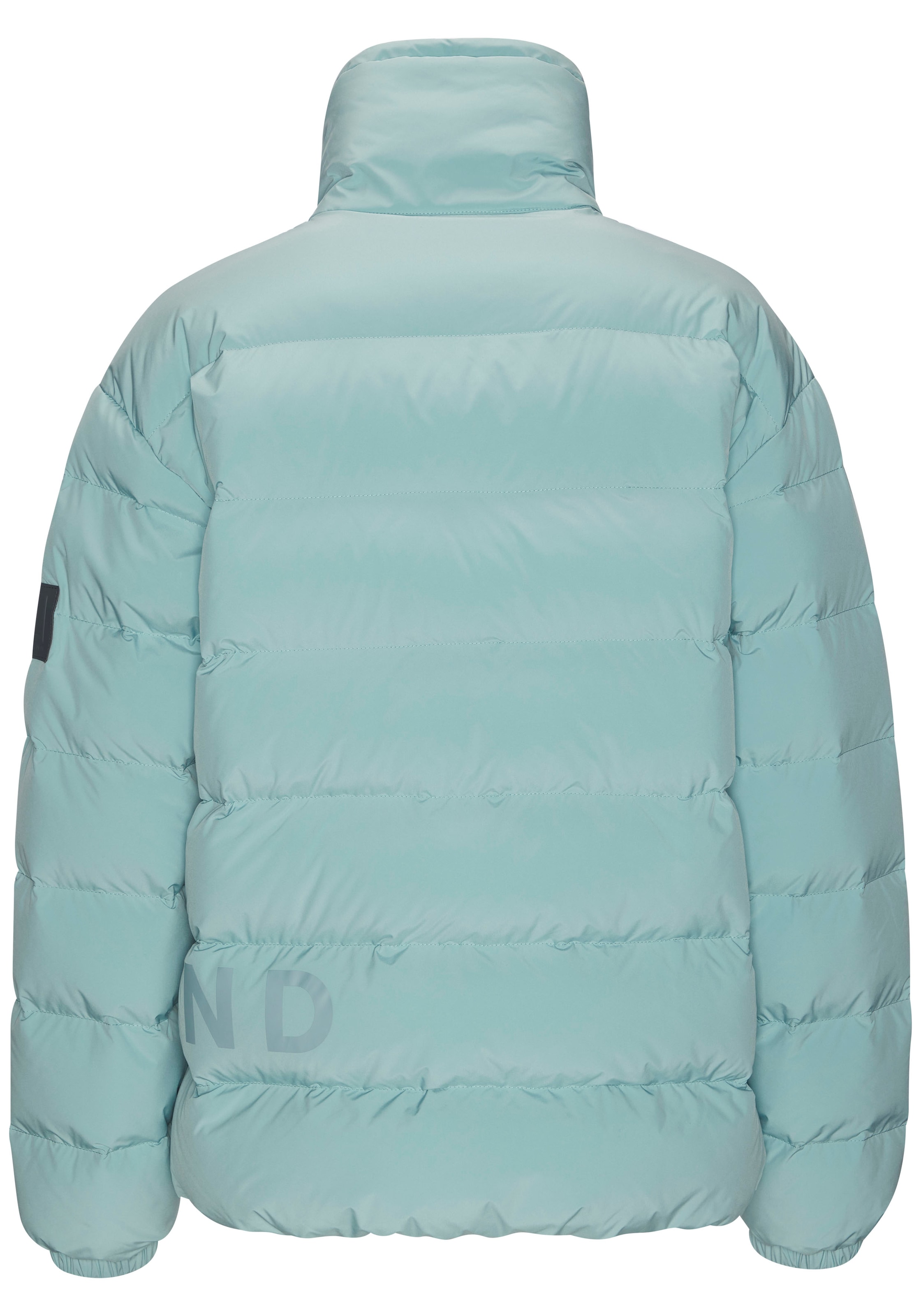 Elbsand Steppjacke, mit grossem seitlichen Logo-Print