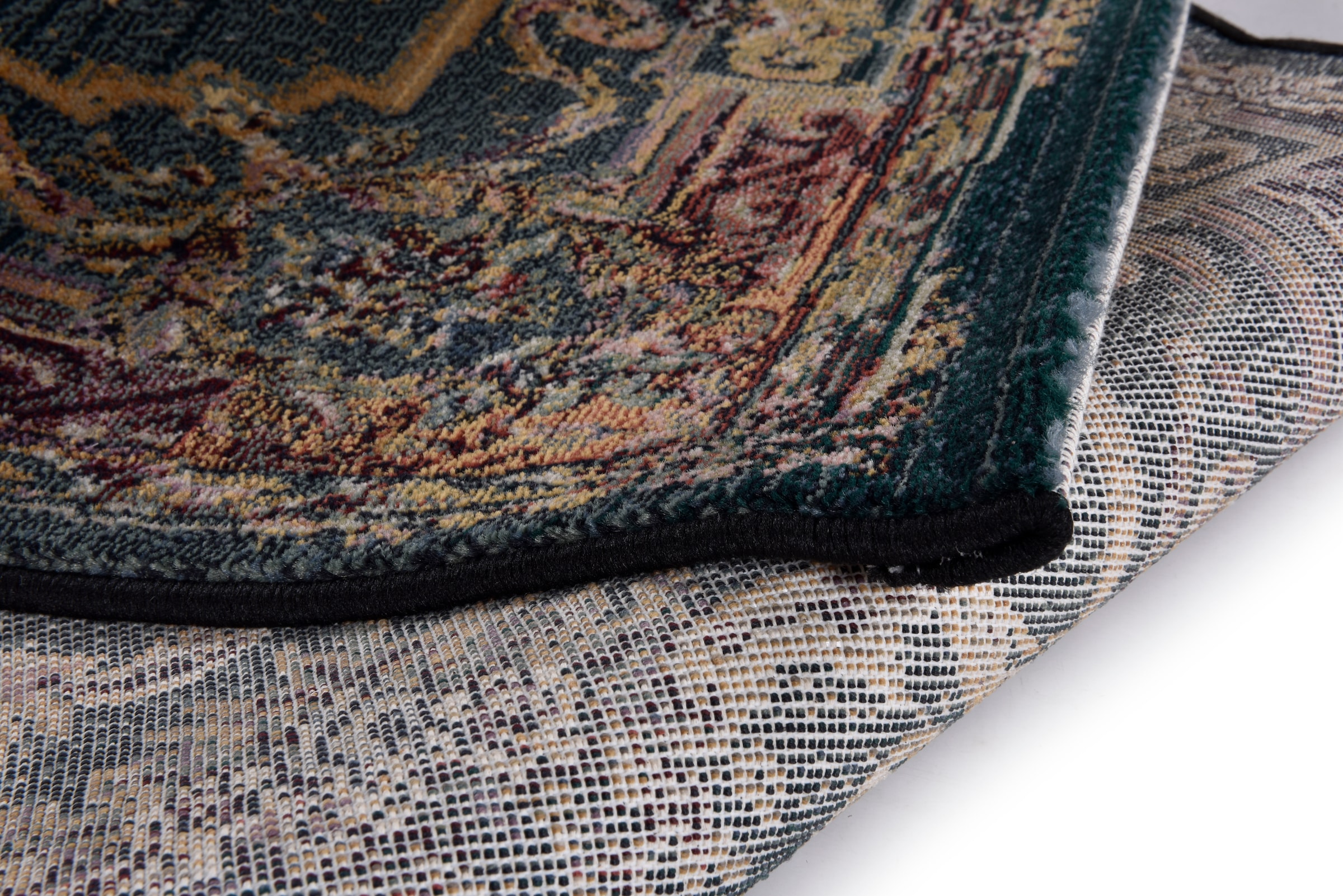 THEKO Bettumrandung »Gabiro 856« Höhe 10 mm 3 Stk. tlg. Bettvorleger, Läufer Set für das Schlafzimmer, Kurzflor, Orient-Optik