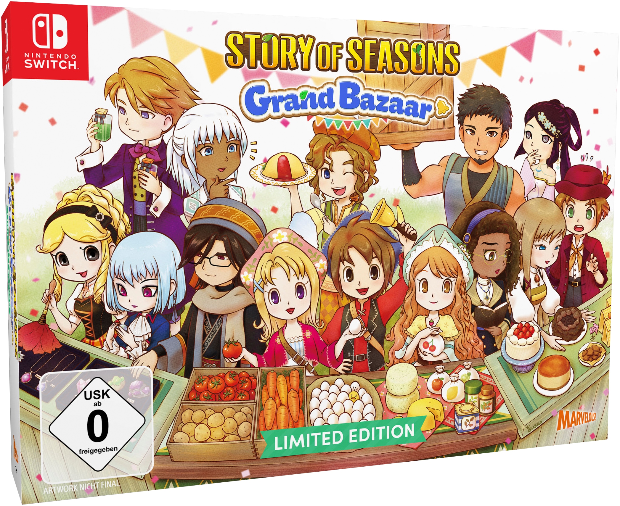 Marvelous Games Logiciel de jeu »Switch Story of Seasons: Grand Bazaar Limited Edition« Nintendo Switch