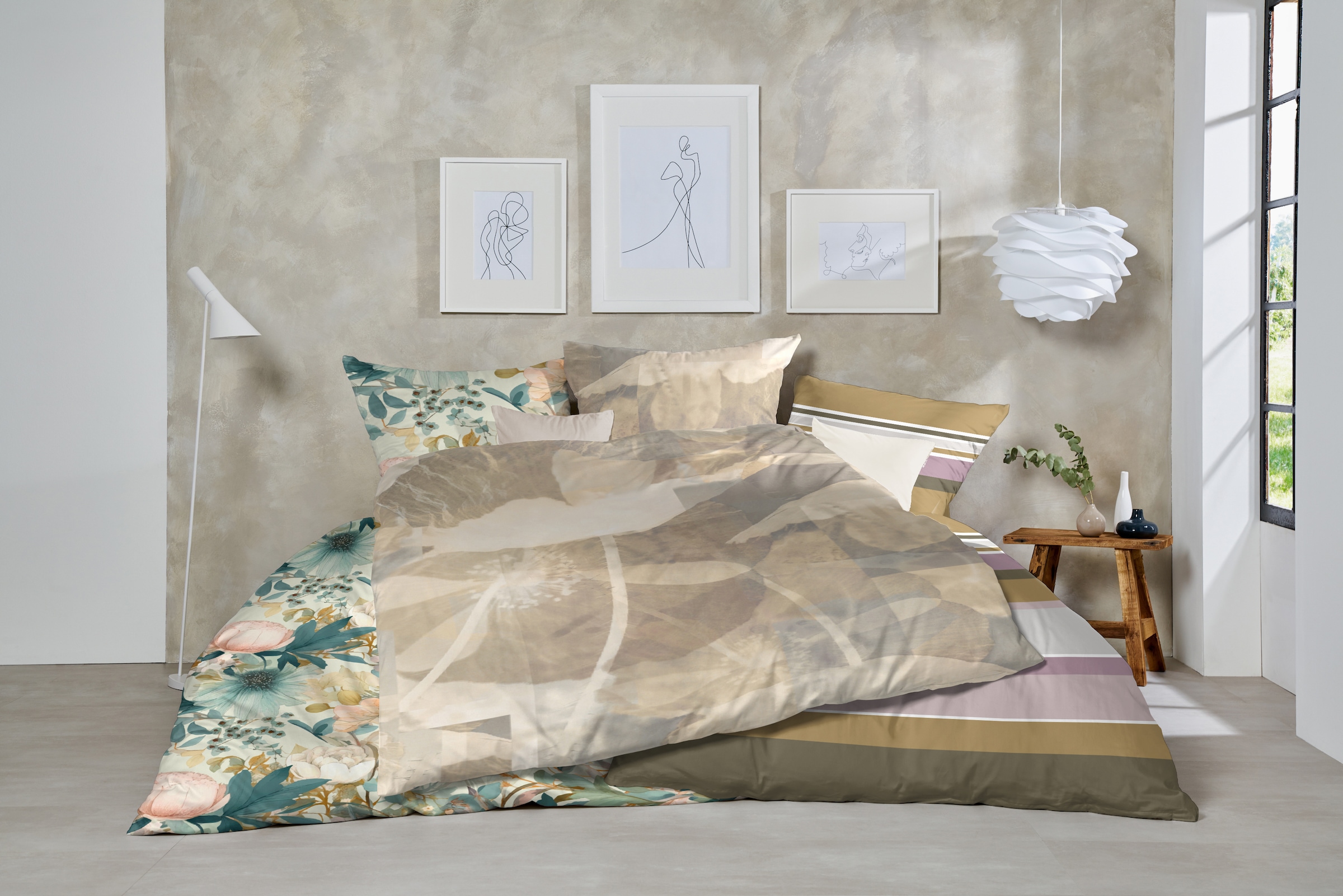 Primera Linge de lit »Feinbiber-Bettwäsche« 2 cuis doux comme du velours et naturellement en pur coton