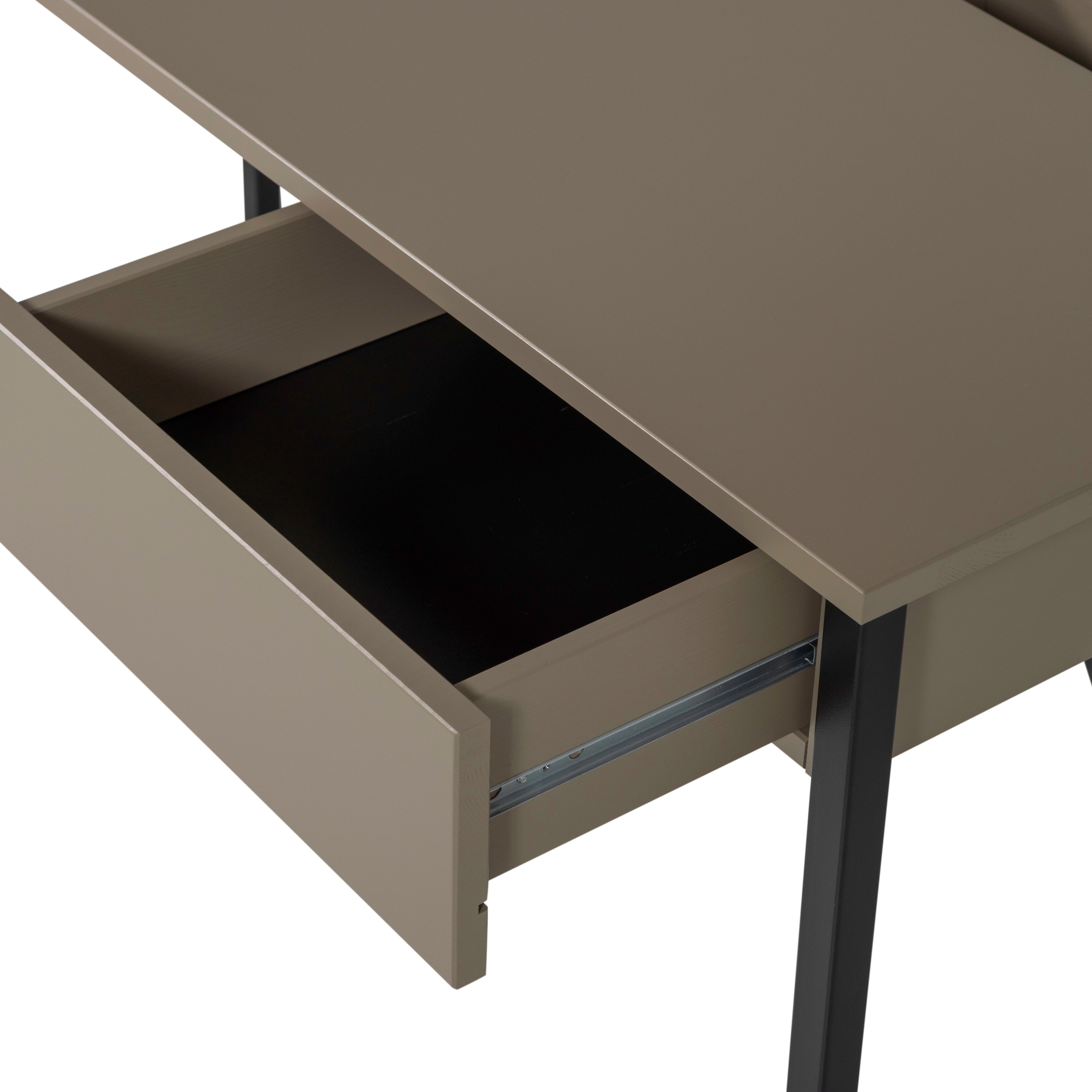 WOOOD Schreibtisch »New Julius FSC®-Kiefernholz mit Schublade, lackiert B126xT53xH75 cm« Tragkraft Blatt 20 kg, sichtbare Maserung, einfach zu montieren