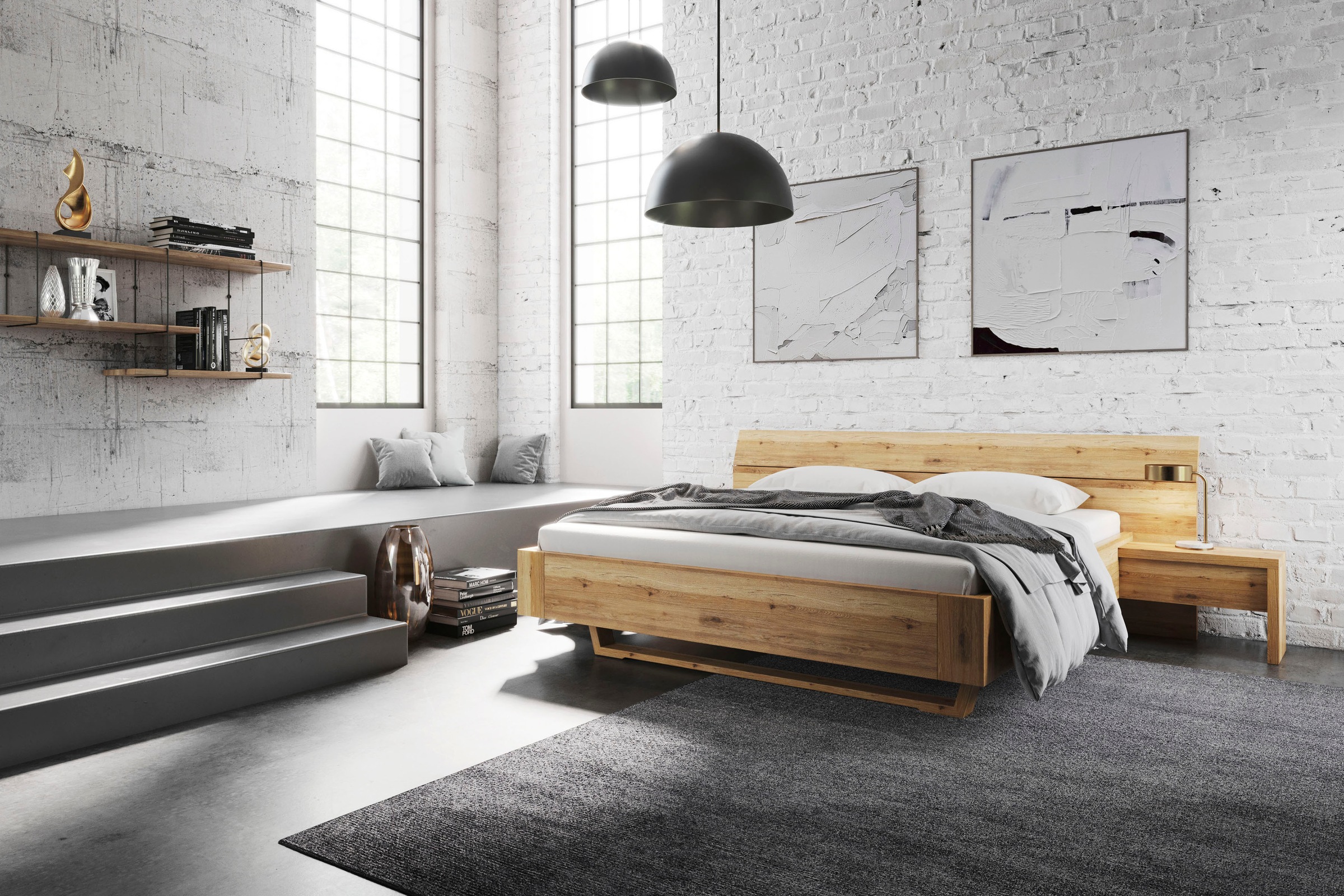 Image of Home affaire Nachtkonsole »Lena«, Anstell-Konsole für das Bett LENA verwendbar bei Ackermann Versand Schweiz