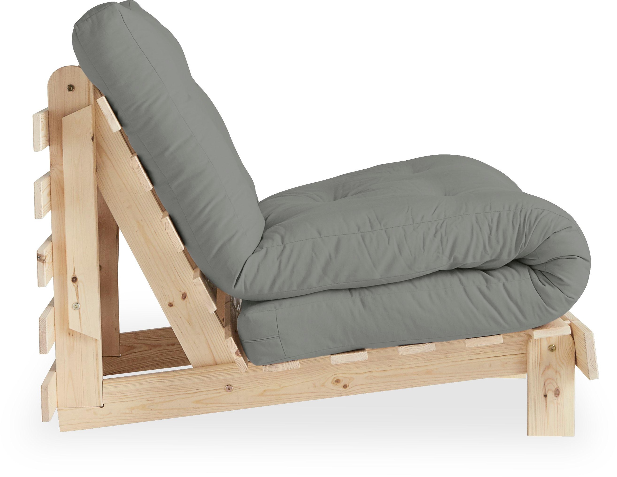 Karup Design Daybett »Roots Schlafsofa, Gästebett, Sofa inkl. Futonmatratze«, Liegefläche 90/140/160 x200 cm, FSC® zertifizierte Kiefer