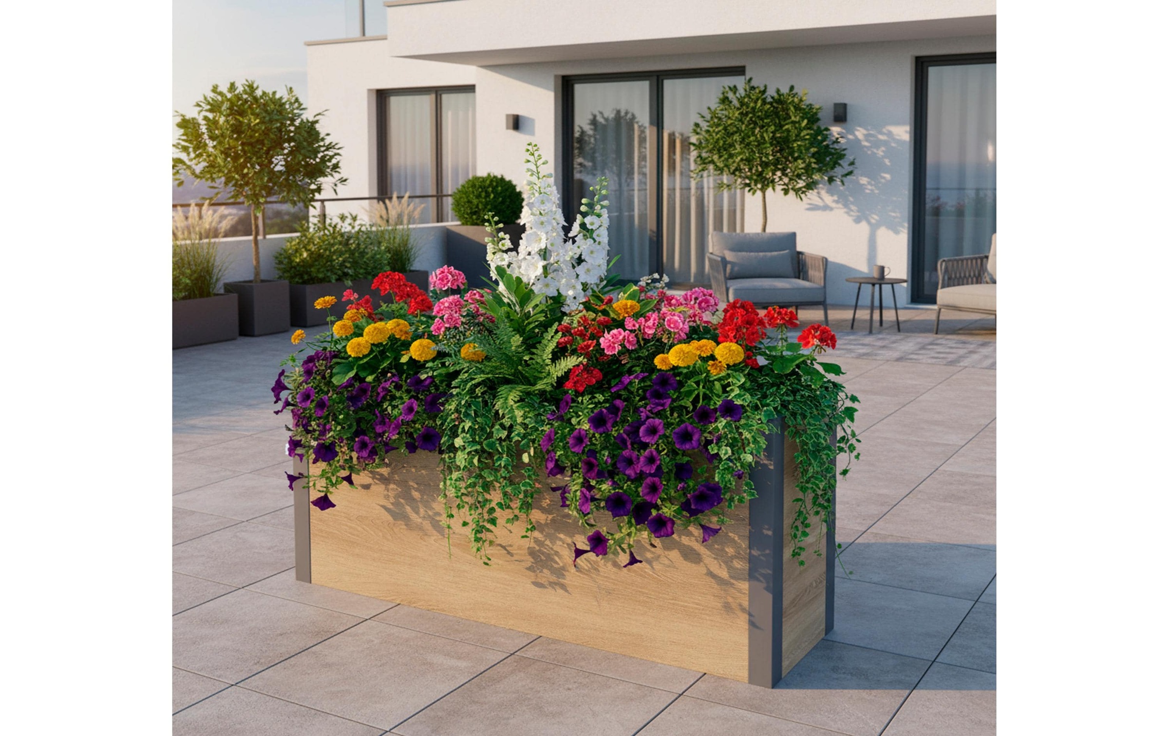 Image of WESTMANN Hochbeet "Talus L" BxTxH: 100x25x52 cm
