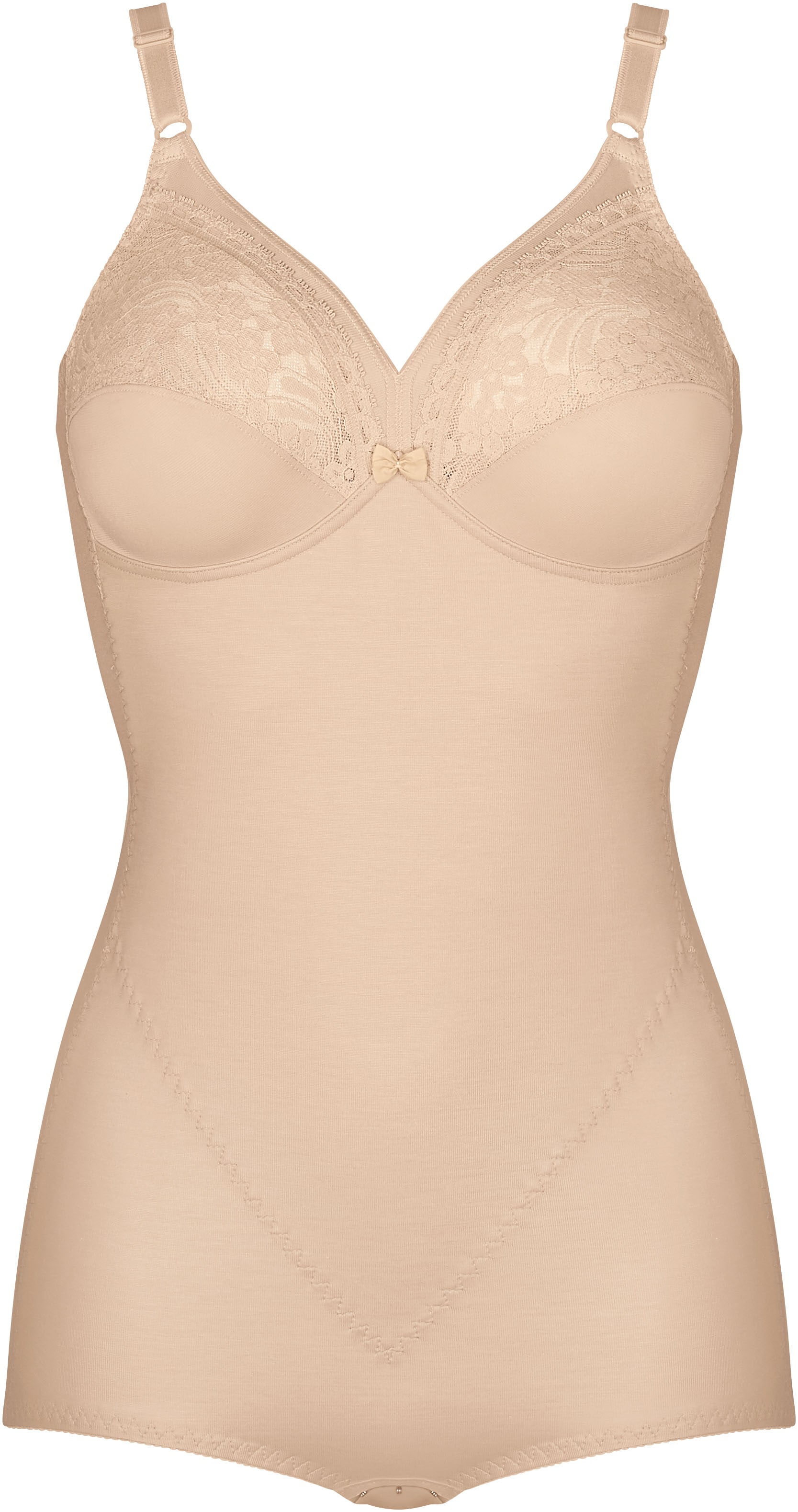 Triumph Miederbody »Formfit BS X«, florale Spitze, runder Rückenausschnitt, tiefer V-Ausschnitt