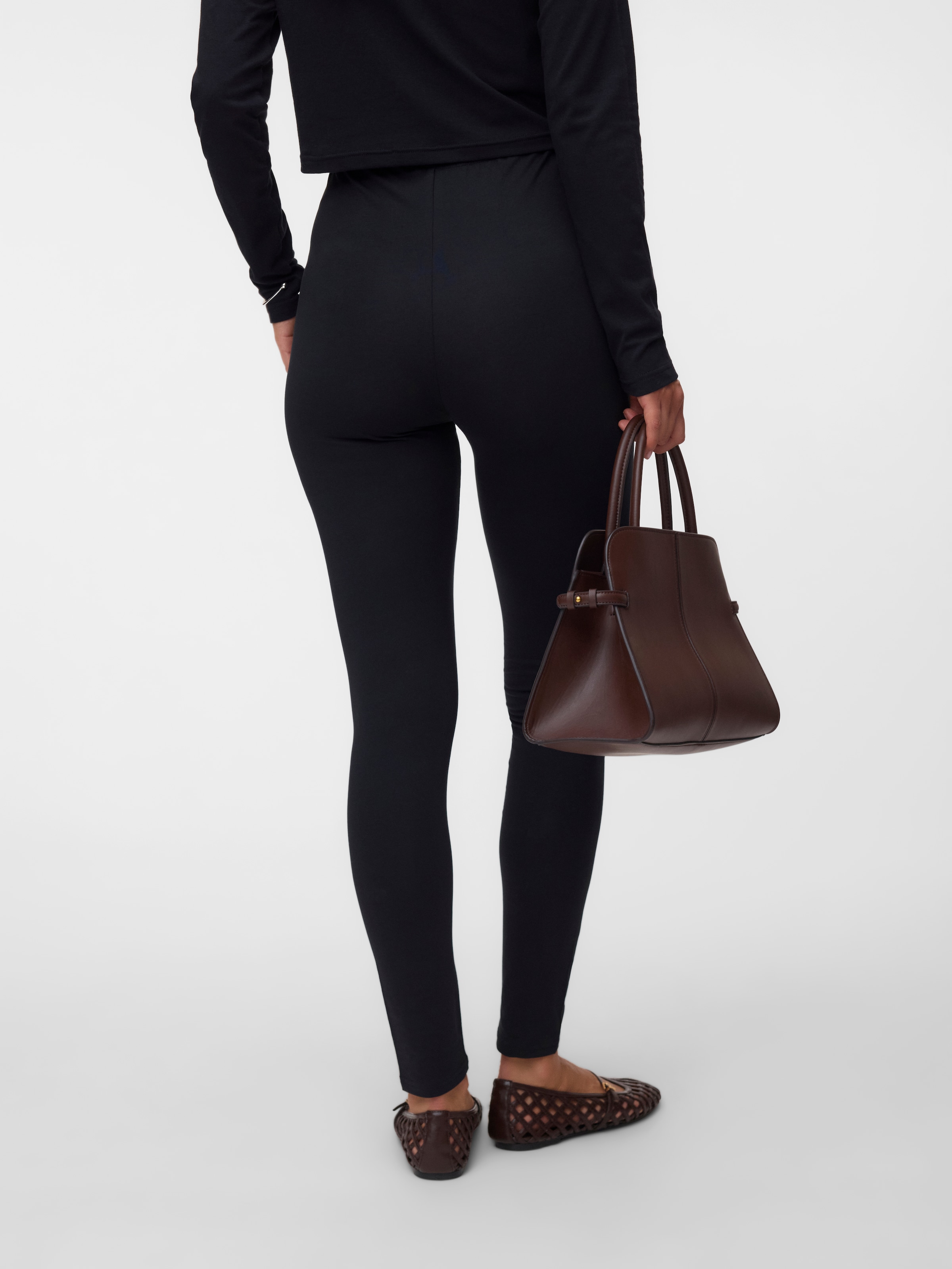 Mamalicious Leggings »MLEMMA LONG LEGGING 2-P A. E. NOOS«  Baumwollmischung, slim fit