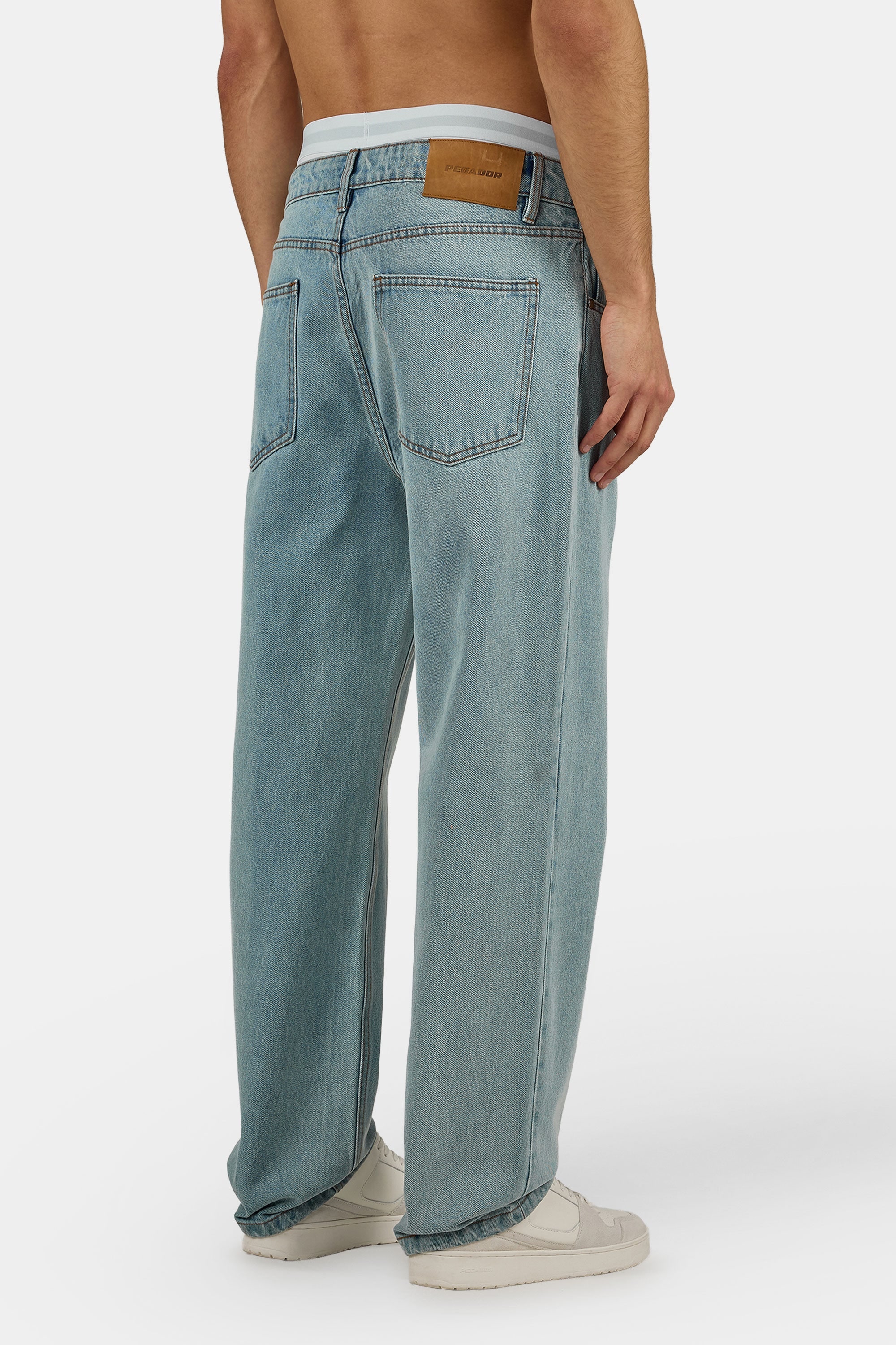 PEGADOR Jeans loose fit »Baltra Baggy Jeans« Baumwolle, loose fit