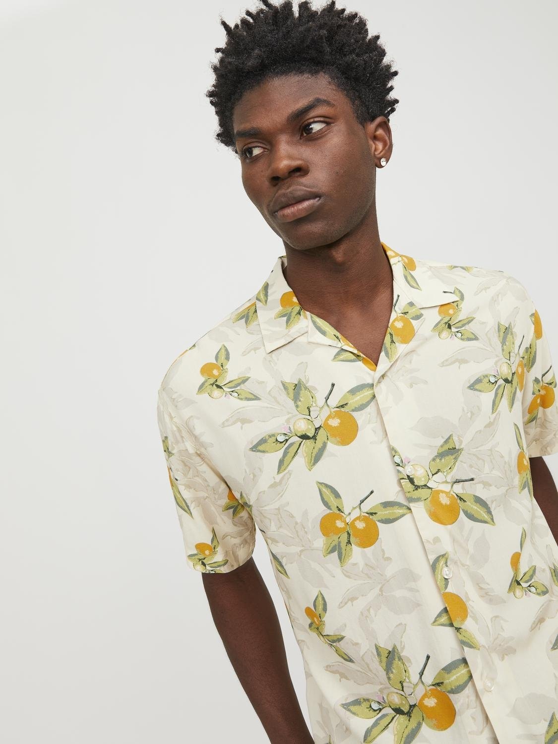 Jack & Jones Hawaiihemd »JORLUKE TAMPA AOP SHIRT SS SN«