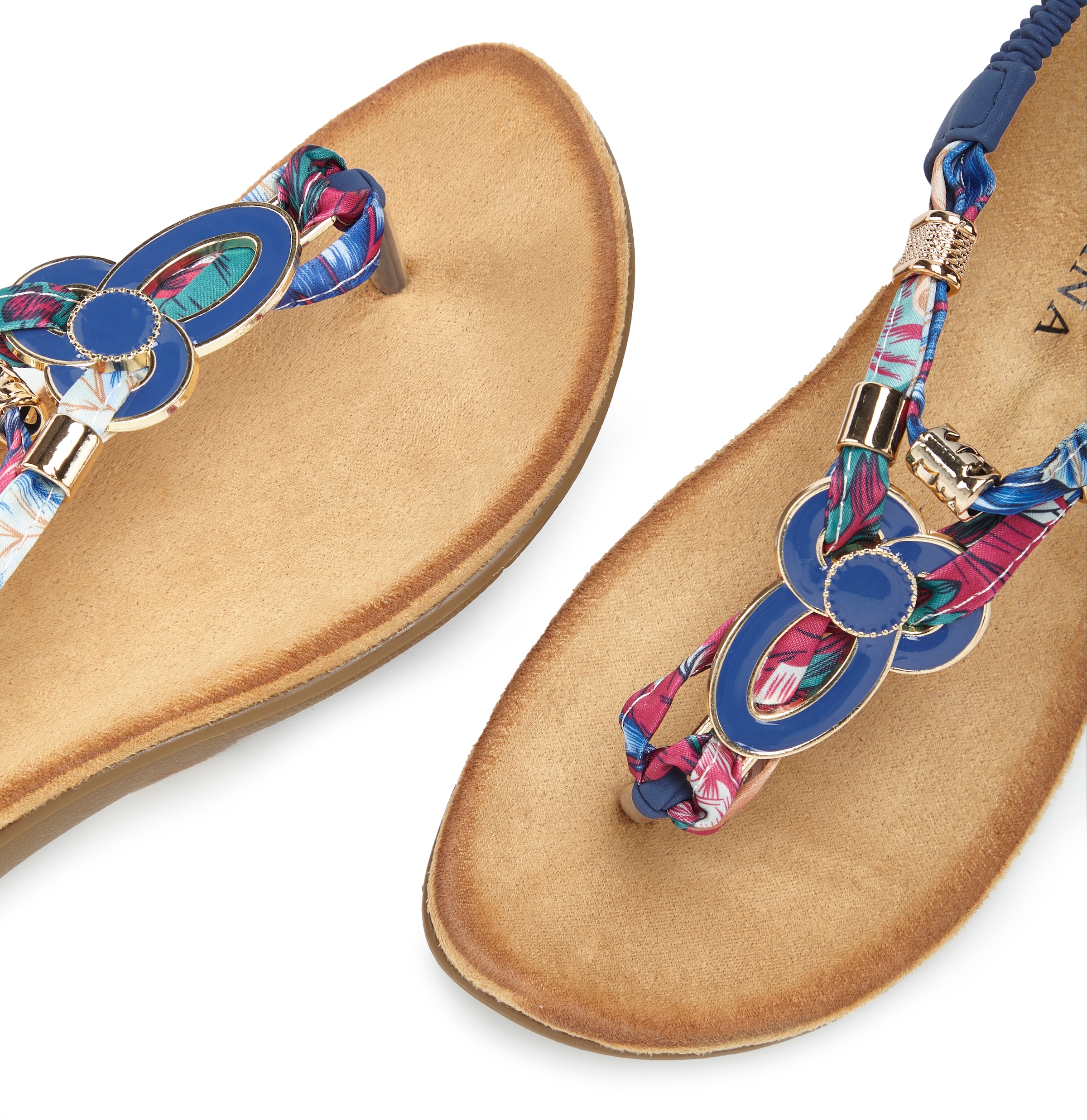 LASCANA Séparateur d'orteils »Sommerschuh, offener Schuh, Sandalette,«  sandale, mule avec insert stretch