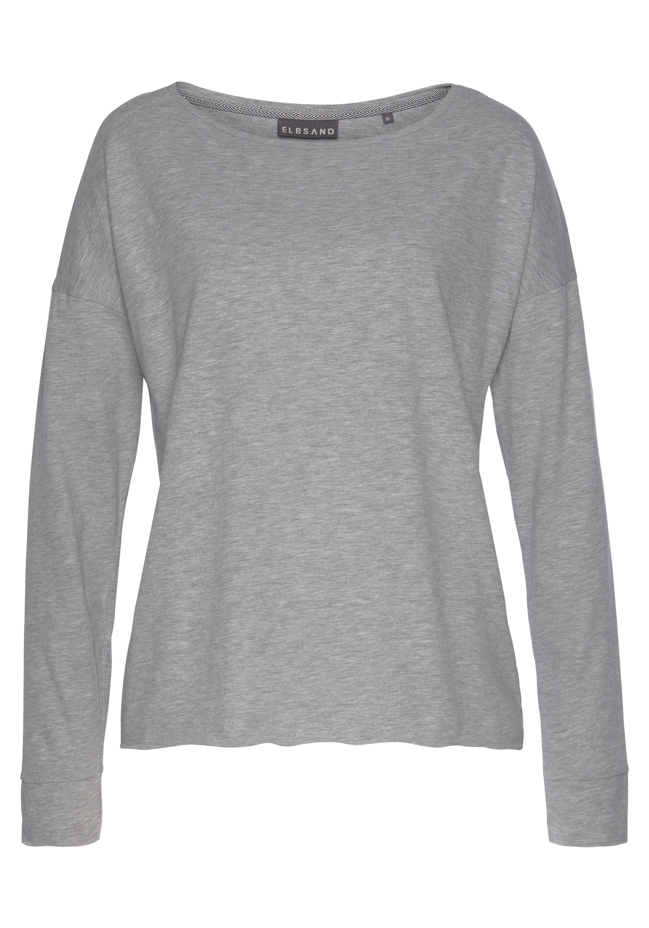 Elbsand T-shirt à manches longues »Eltje« Avec impression logo au dos, t-shirt manches longues en mélange coton