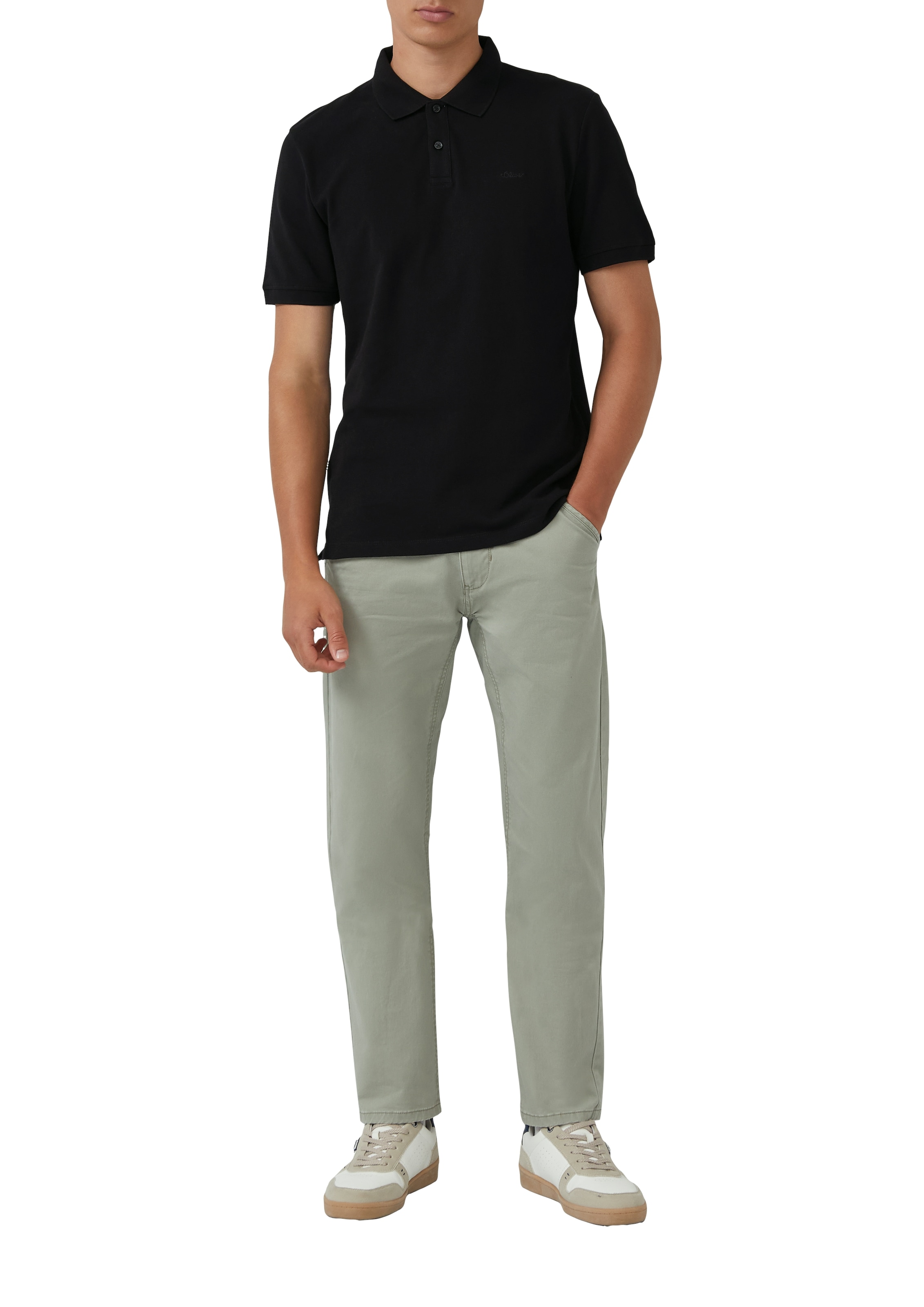 s.Oliver Polo Packung, 2 cuis tlg. mit Logo Stickerei