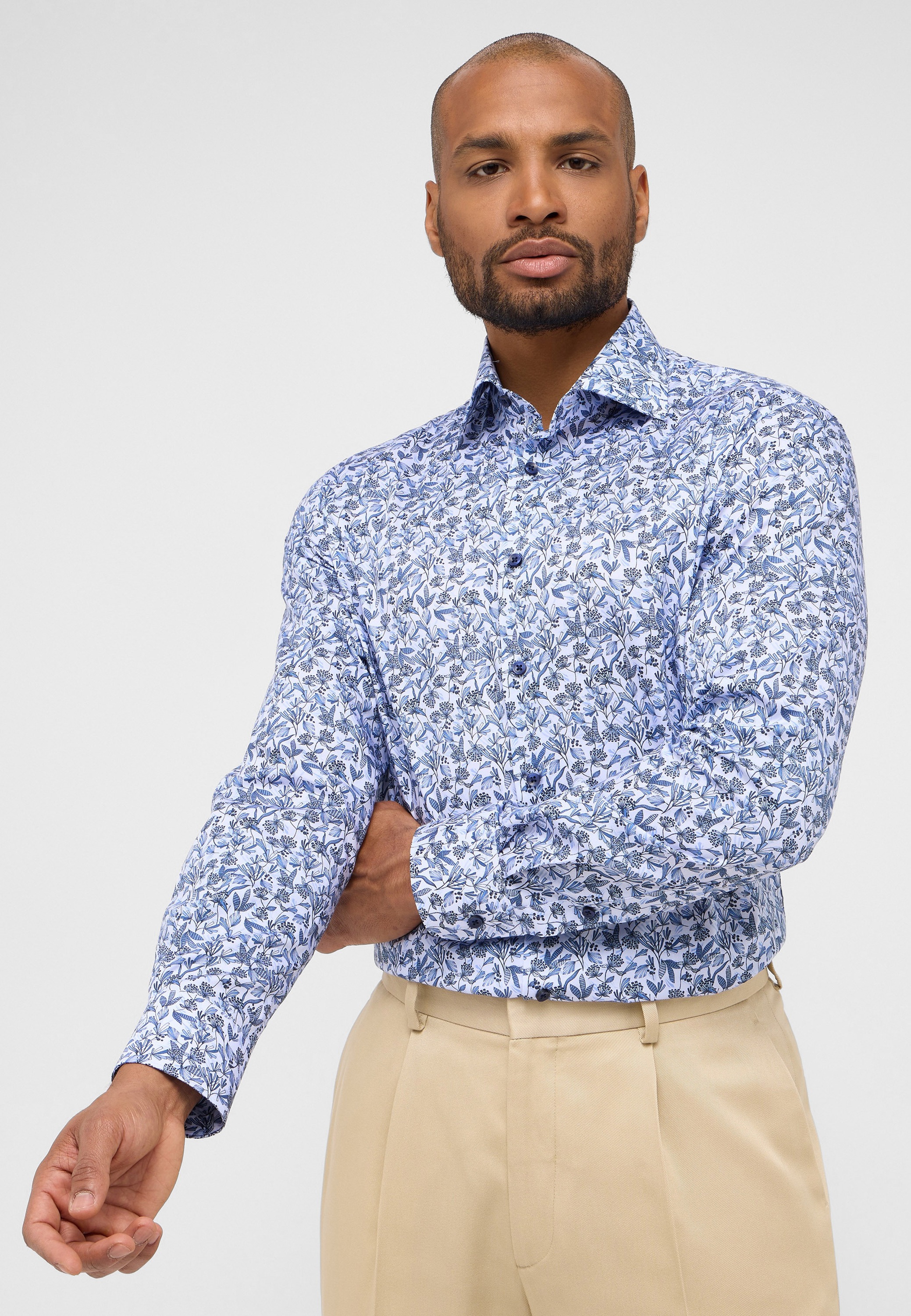 Image of Eterna Langarmhemd "MODERN FIT" NON IRON (bügelfrei)