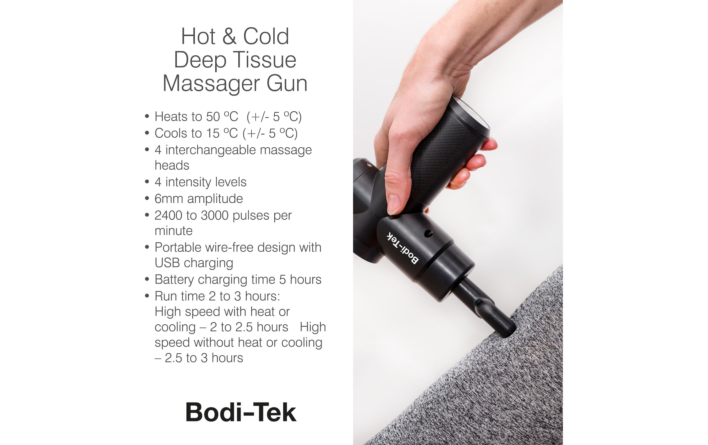 Bodi-Tek Massagepistole »Massage Gun BT-MAHC«