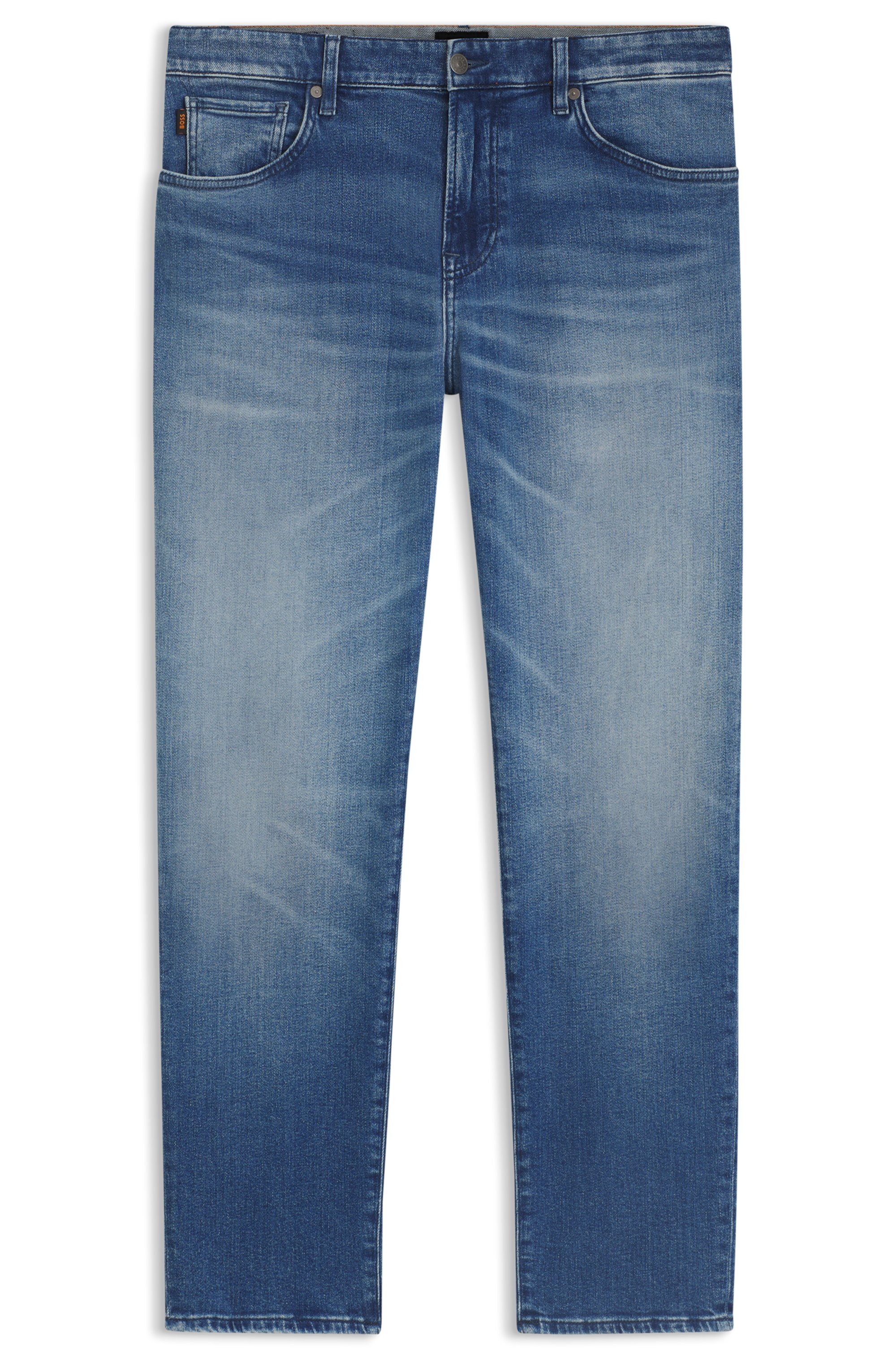 BOSS ORANGE Regular-fit-Jeans »Re Maine«, mittlere Bundhöhe, gerade Passform, authentische Waschung