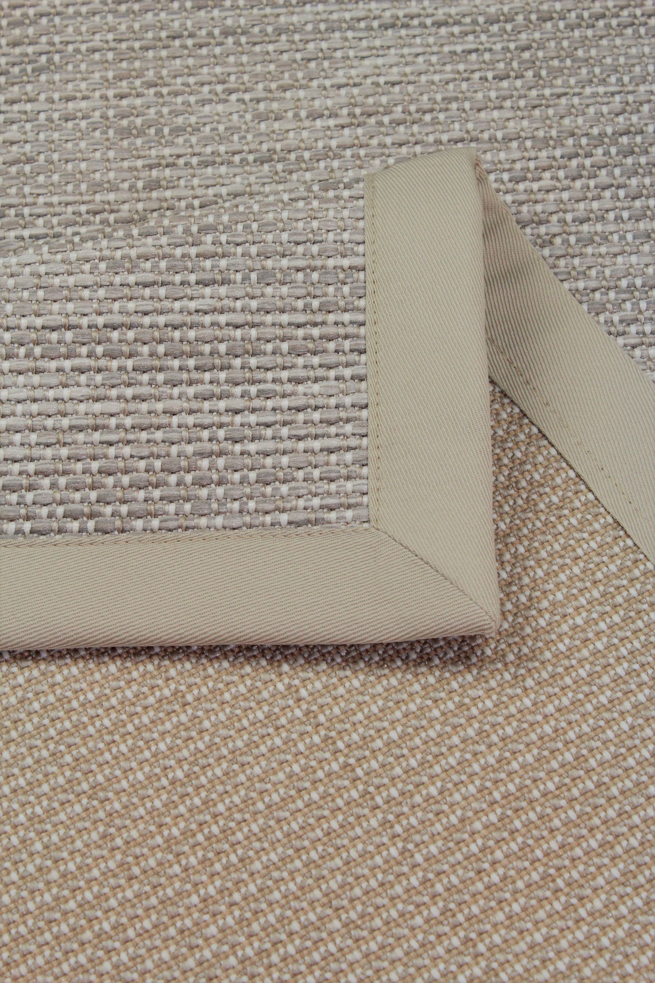 Dekowe Teppich »Naturino Color«, rechteckig, 7 mm Höhe, Flachgewebe, Sisal-Optik, mit Bordüre, In- und Outdoor geeignet