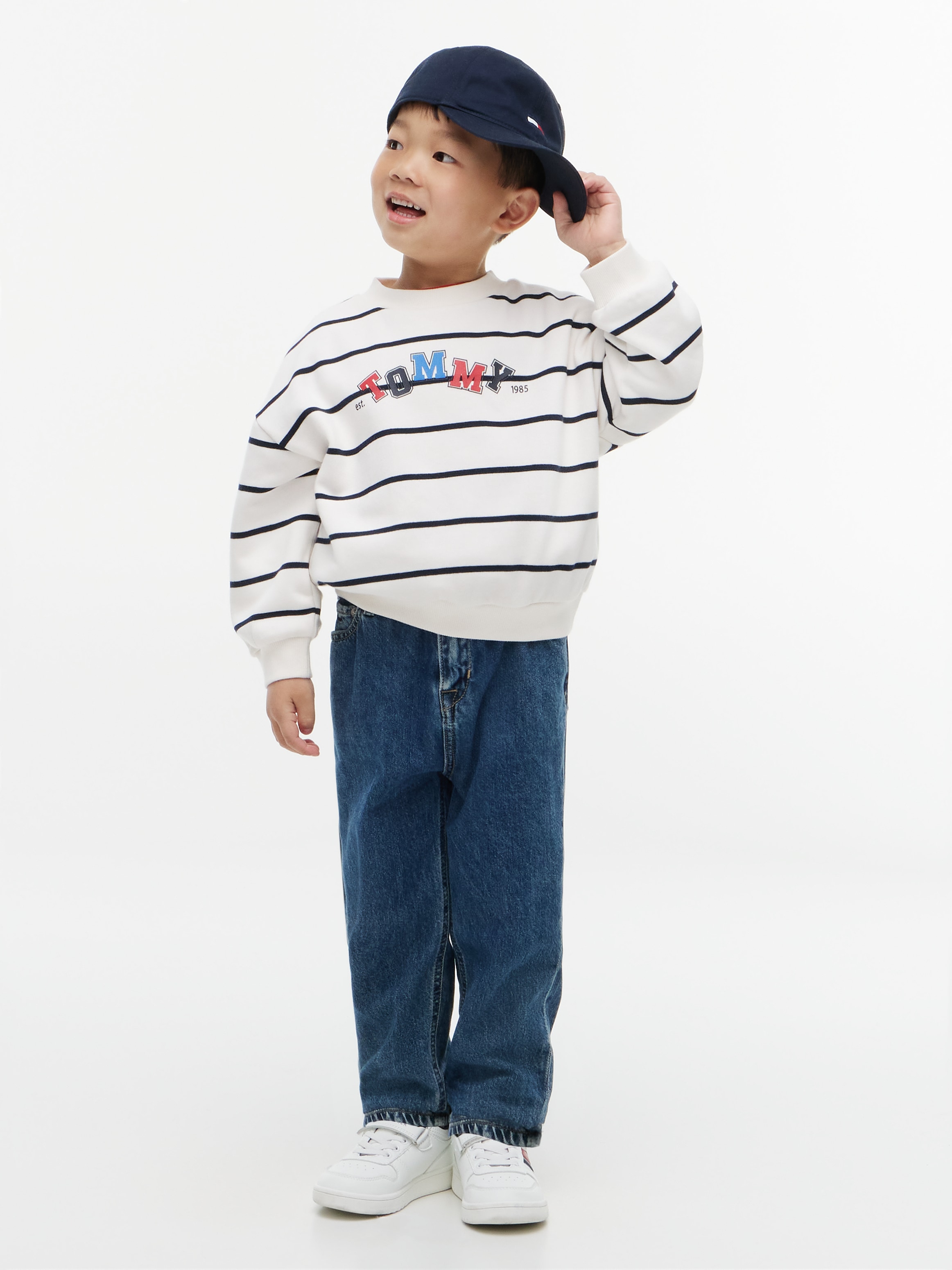 Tommy Hilfiger Sweatshirt , Rundhalsausschnitt, Regular Fit, für Babys und Kinder
