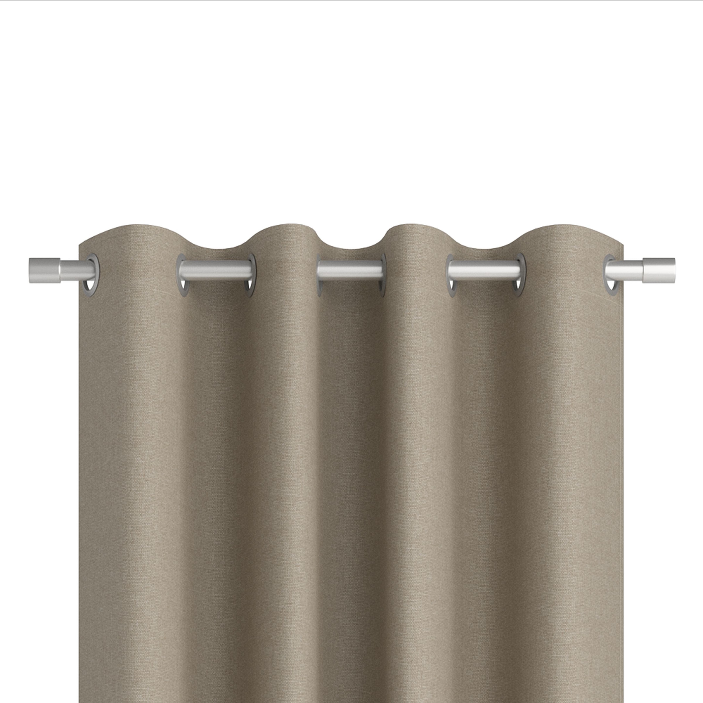 Neutex for you! Rideau sur mesure »ARUBA« Œillet 1 cuis tlg. Uni Dimout, structure tissée de haute qualité