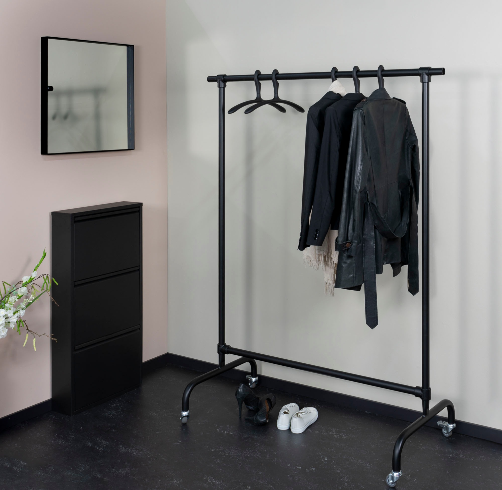 Spinder Design Tringle à vêtements »LUUK« 1 cuis tlg. porte-vêtements roulant, aussi pour l'extérieur