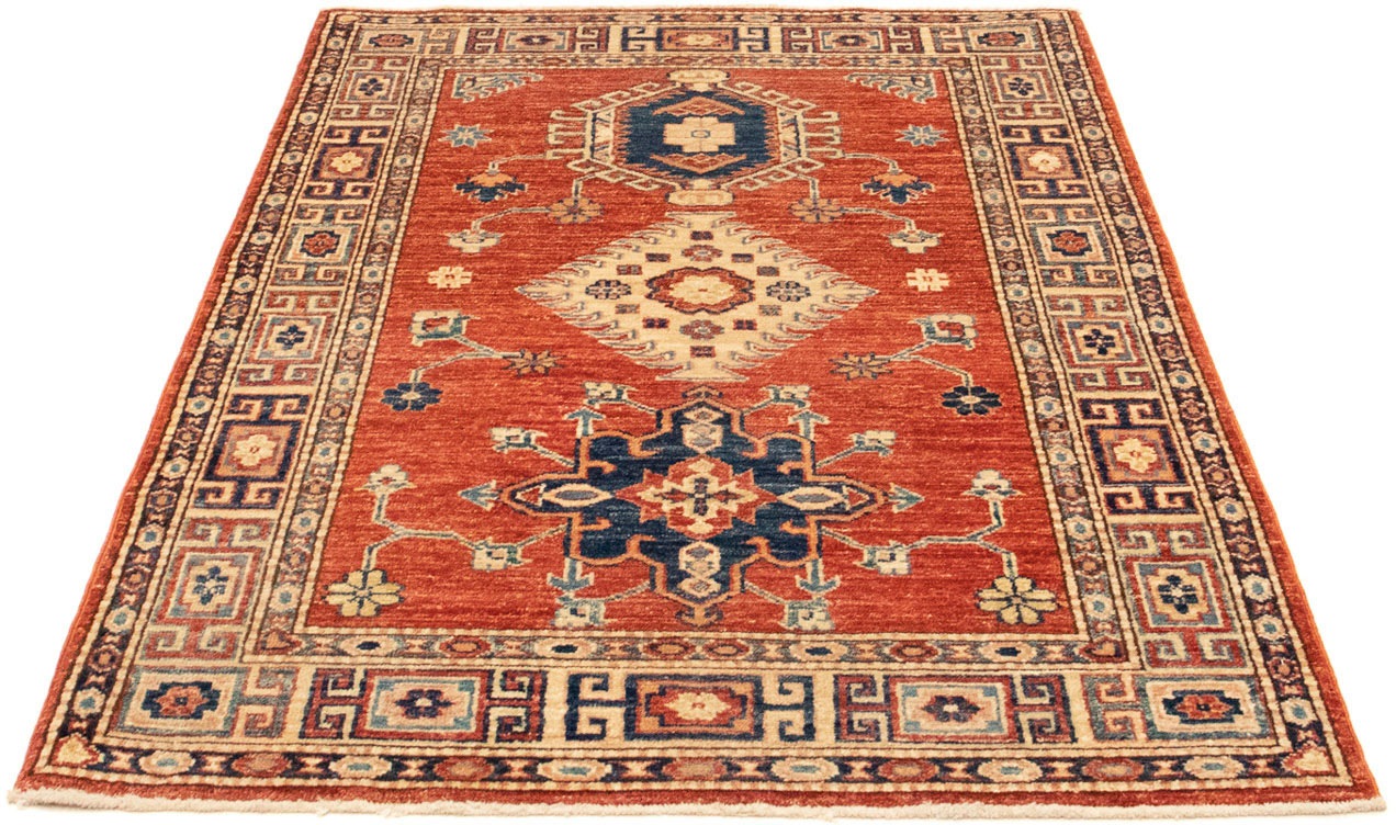 Image of morgenland Orientteppich »Ziegler - Kazak - 163 x 98 cm - rost«, rechteckig, 6 mm Höhe, Wohnzimmer, Handgeknüpft, Einzelstück mit Zertifikat bei Ackermann Versand Schweiz