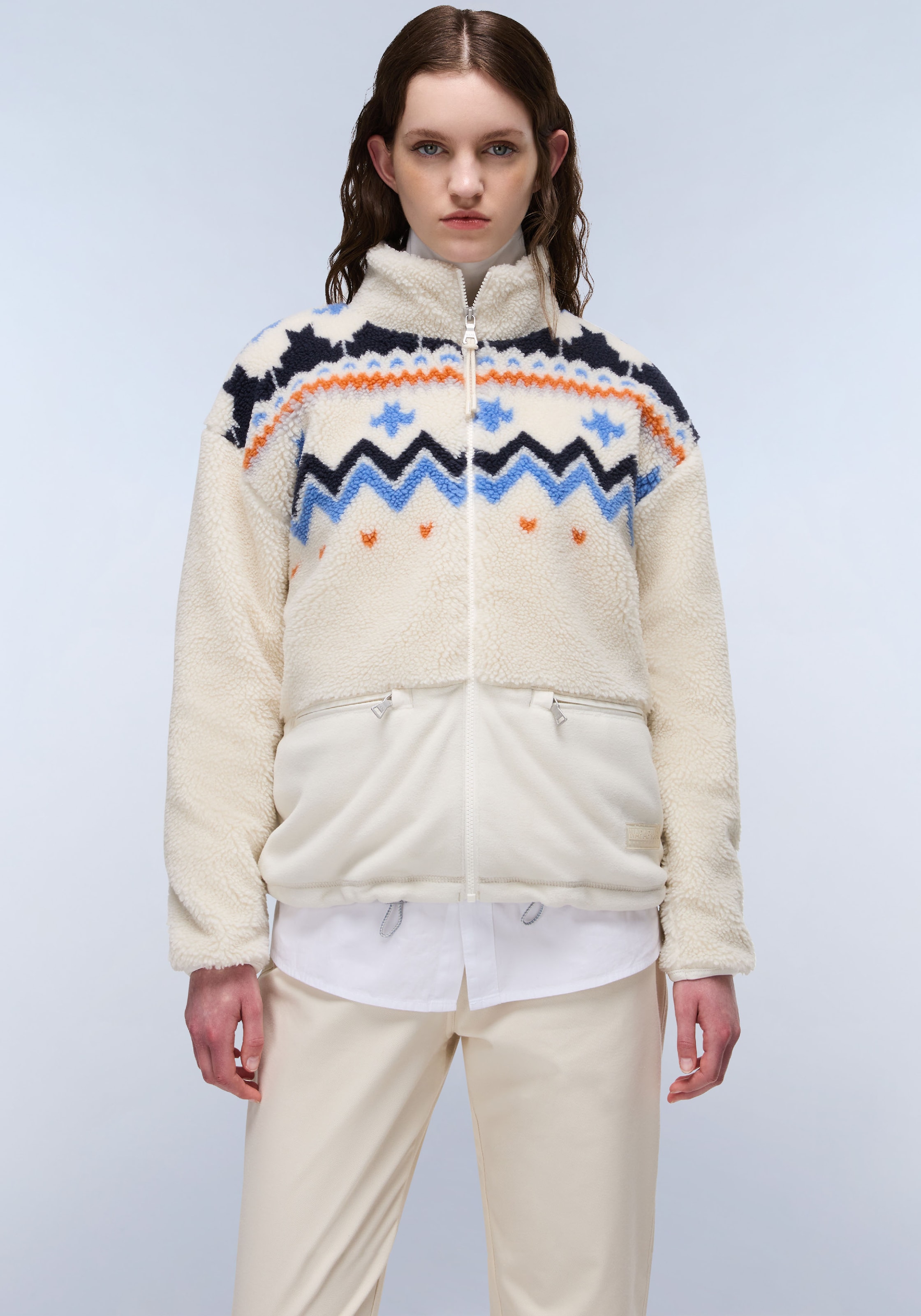 Image of Napapijri Sweatshirt "T-ANSEI", Regular fit mit Stehkragen
