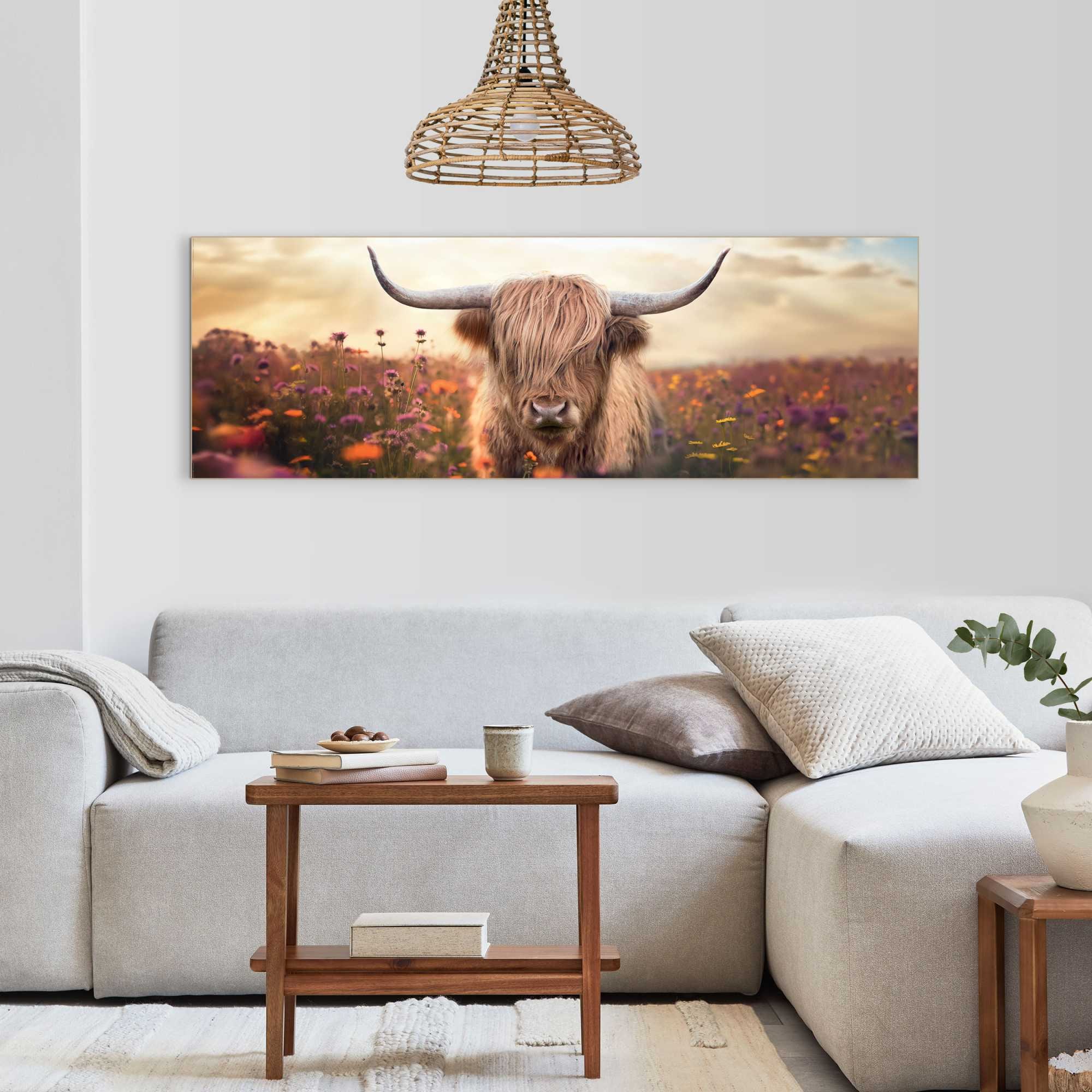 Image of Reinders Wandbild "Spring Highlander"